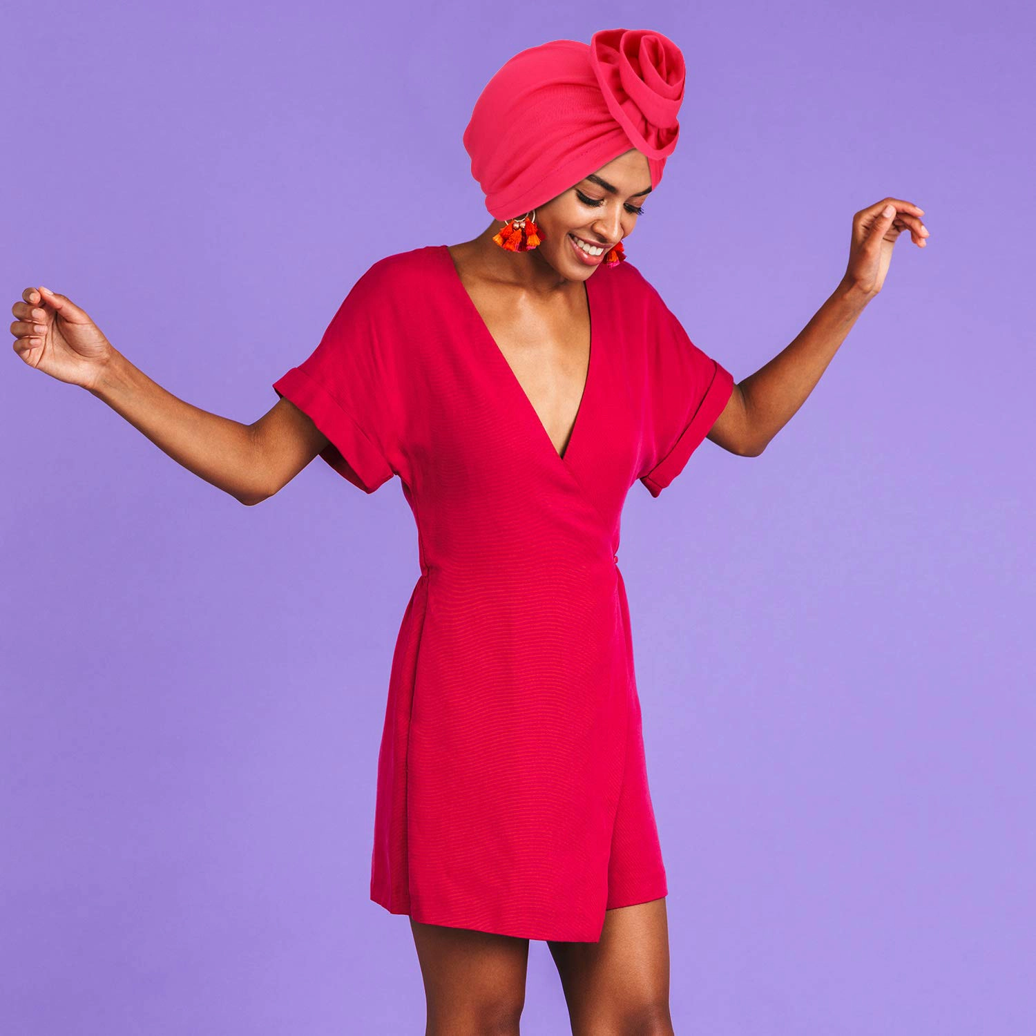 PIGFDK 6 Head Wraps For Women Turban