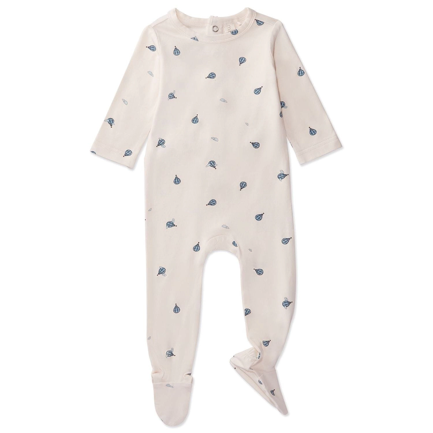 MeMoi Baby and Toddler Boys "Hot Air Balloon" Rayon from Bamboo Blend Footie