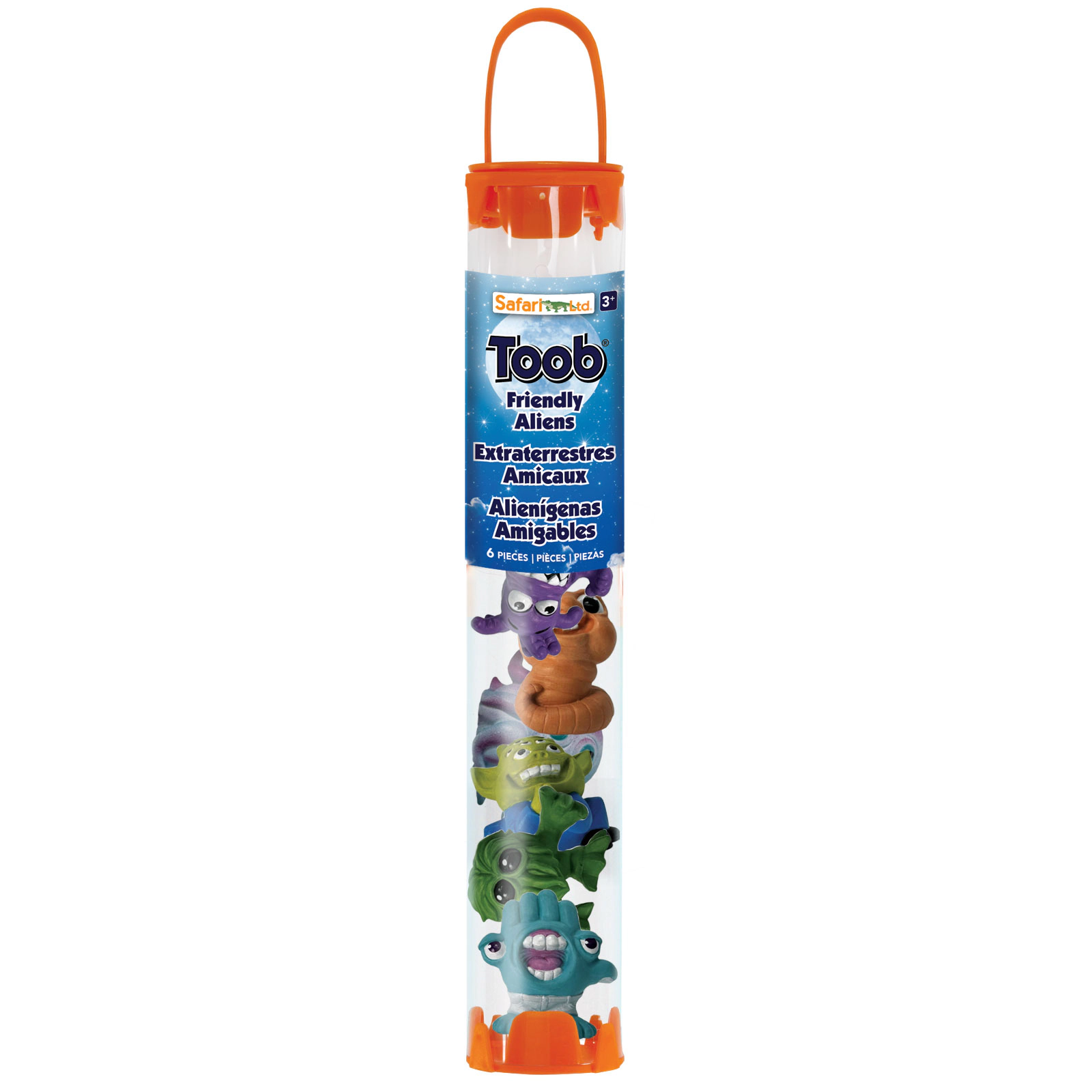 Safari Ltd. - Friendly Aliens Designer TOOB - contains 6 Mini Figurines