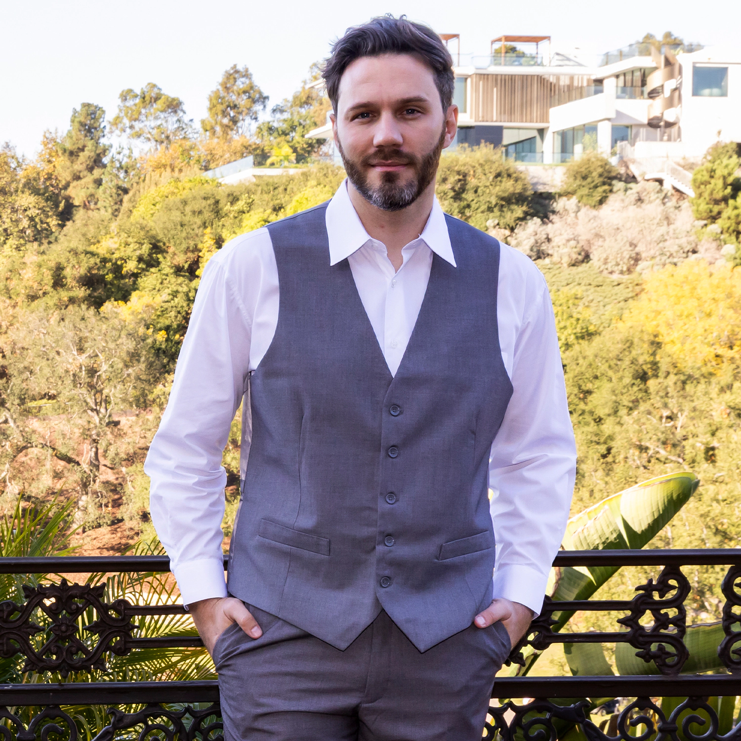 Gioberti Men's Formal Suit Vest