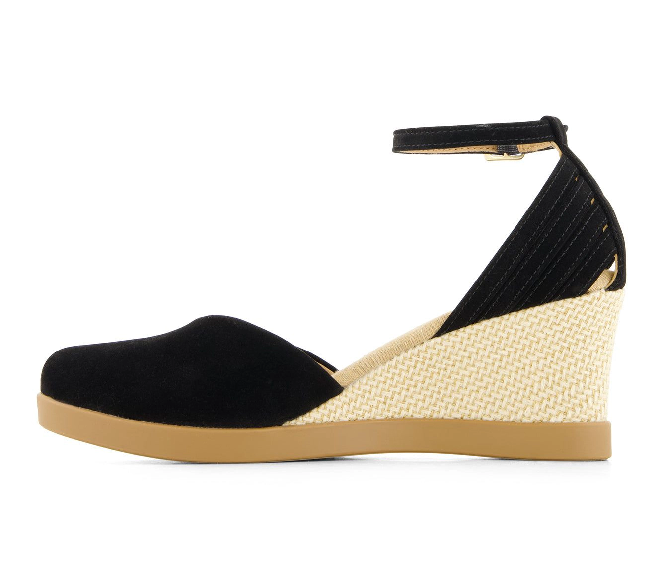 Andrea Womens Wedge Ankle Strap Espadrilles