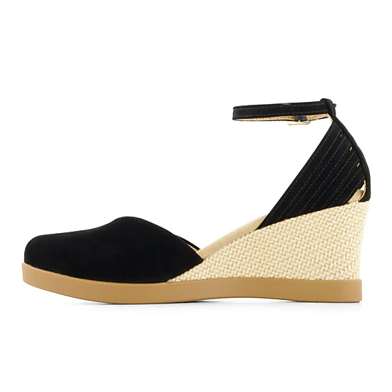 Andrea Womens Wedge Ankle Strap Espadrilles