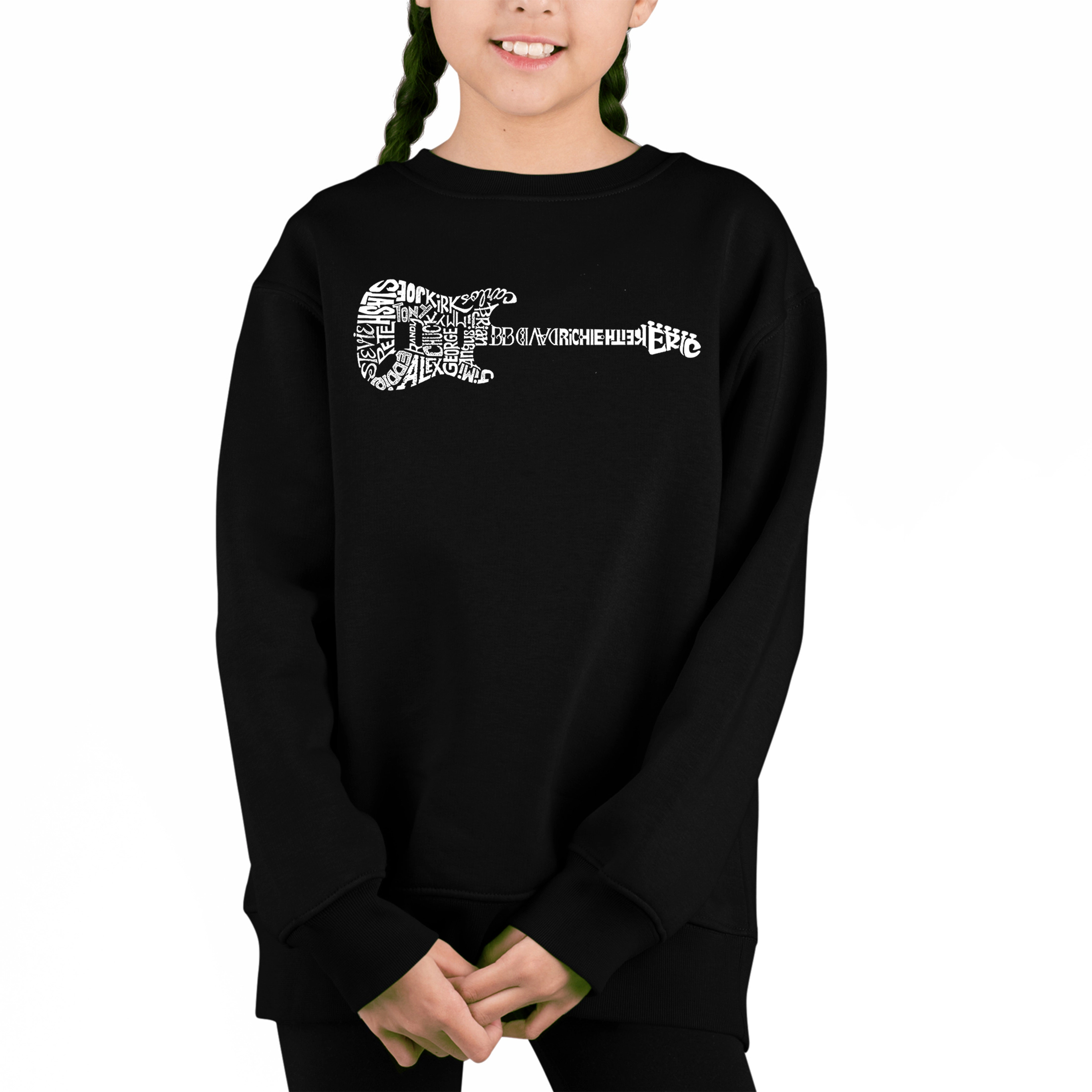 LA Pop Art Girl's Word Sweatshirt