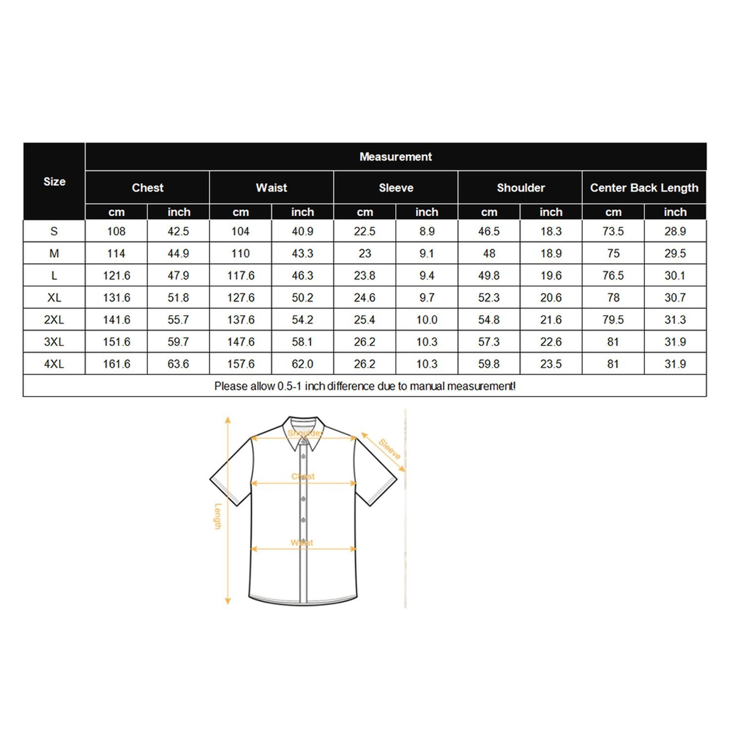 COOFANDY Mens Casual Short Sleeve Button Down Shirts  Lapel Collar Pocket Top