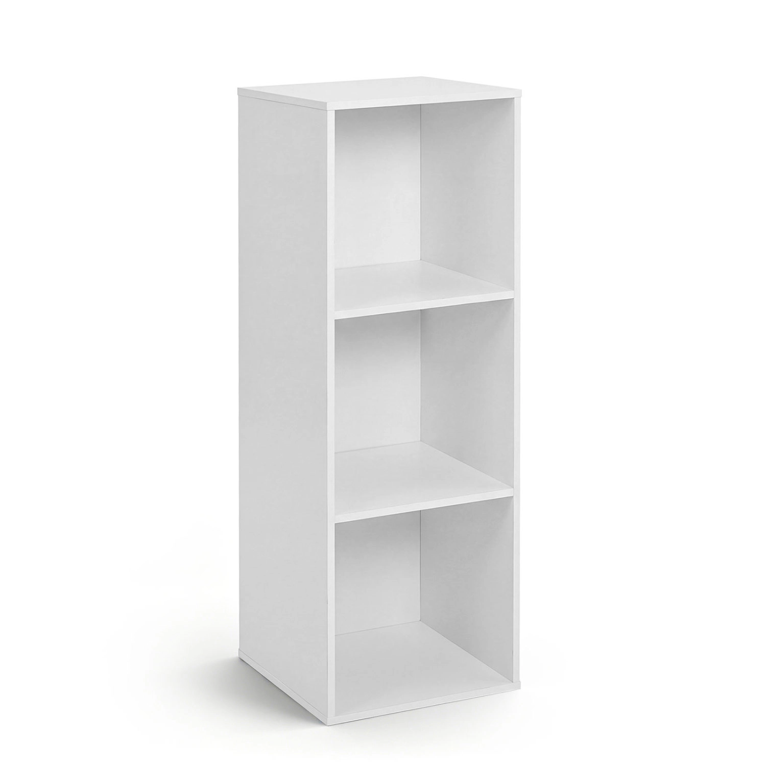 LJG 3-Cube Bookcase with 2 Anti-Tipping Kits and Cubby Storage Organizer for Home Office
