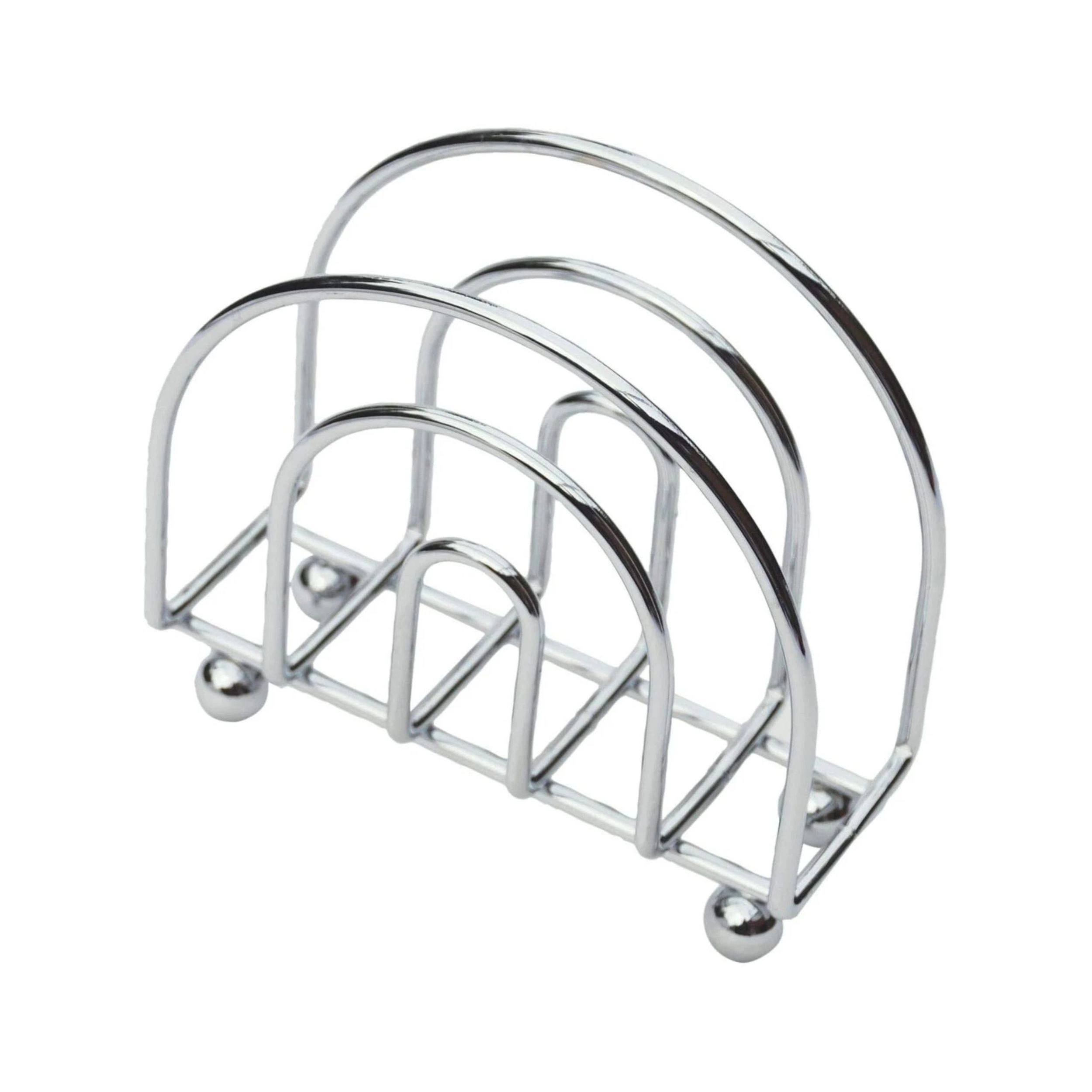 Home Collection Silver Chrome Metal Napkin Holder