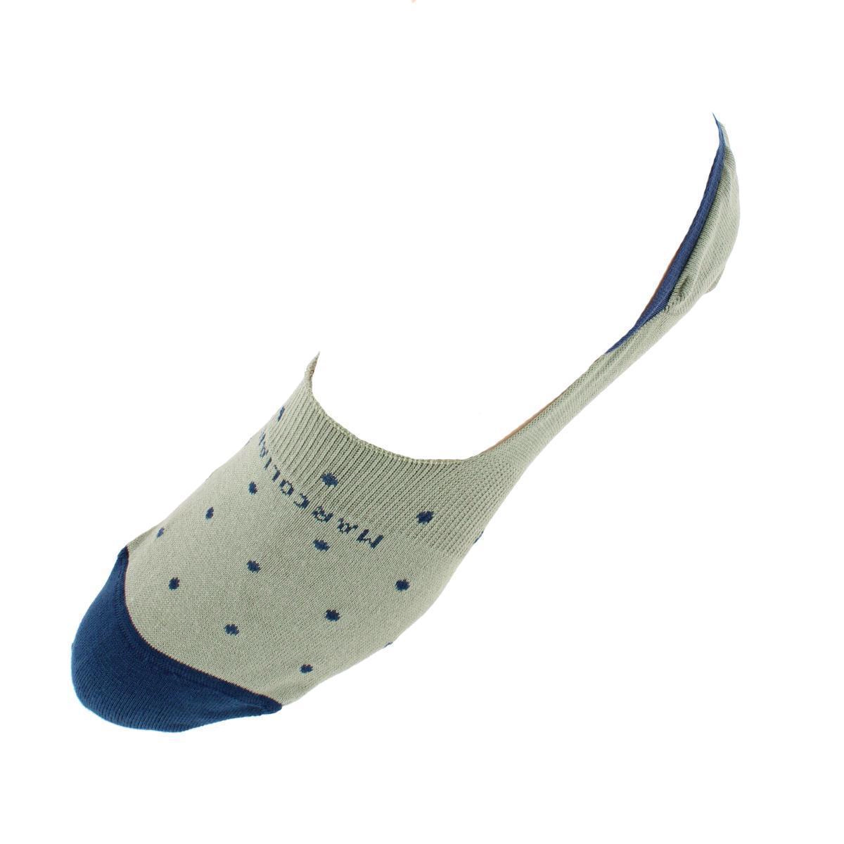 Marcoliani Men's Polka Dot Invisible Touch Liner Sock