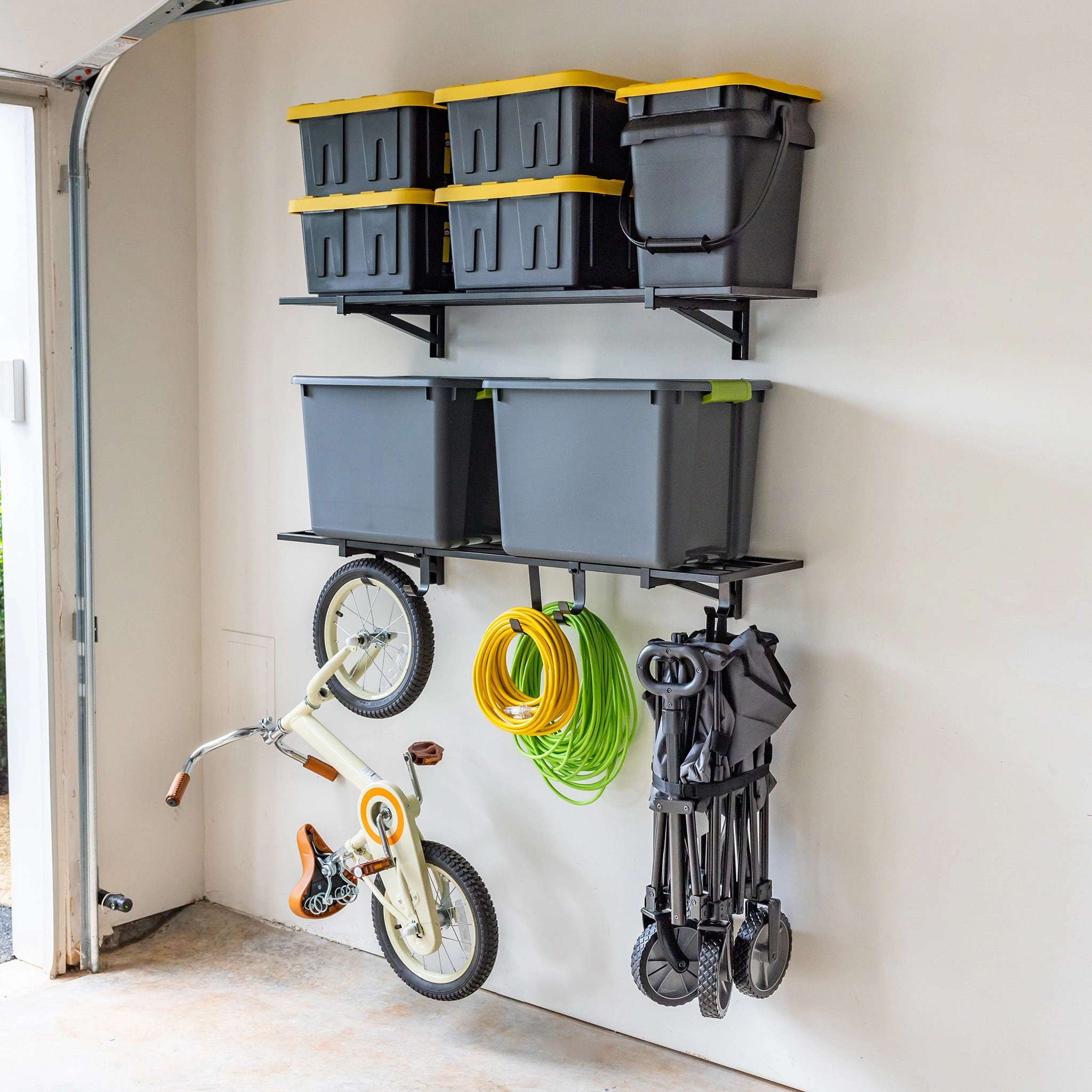 StoreYour 1' x 4' Bristol Garage Wall Mount Shelves, 2 Pack
