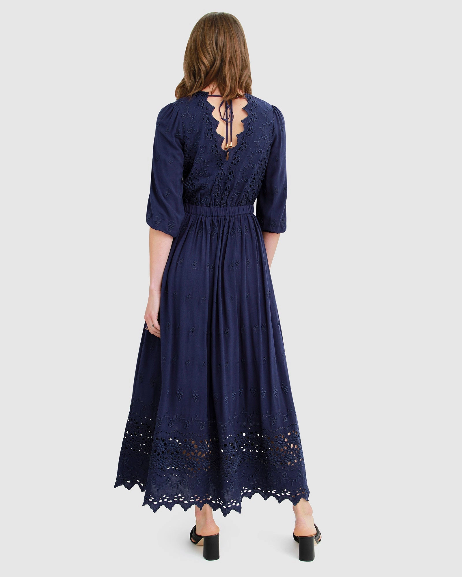 Belle & Bloom Womens All Eyes On Me Midi Dress