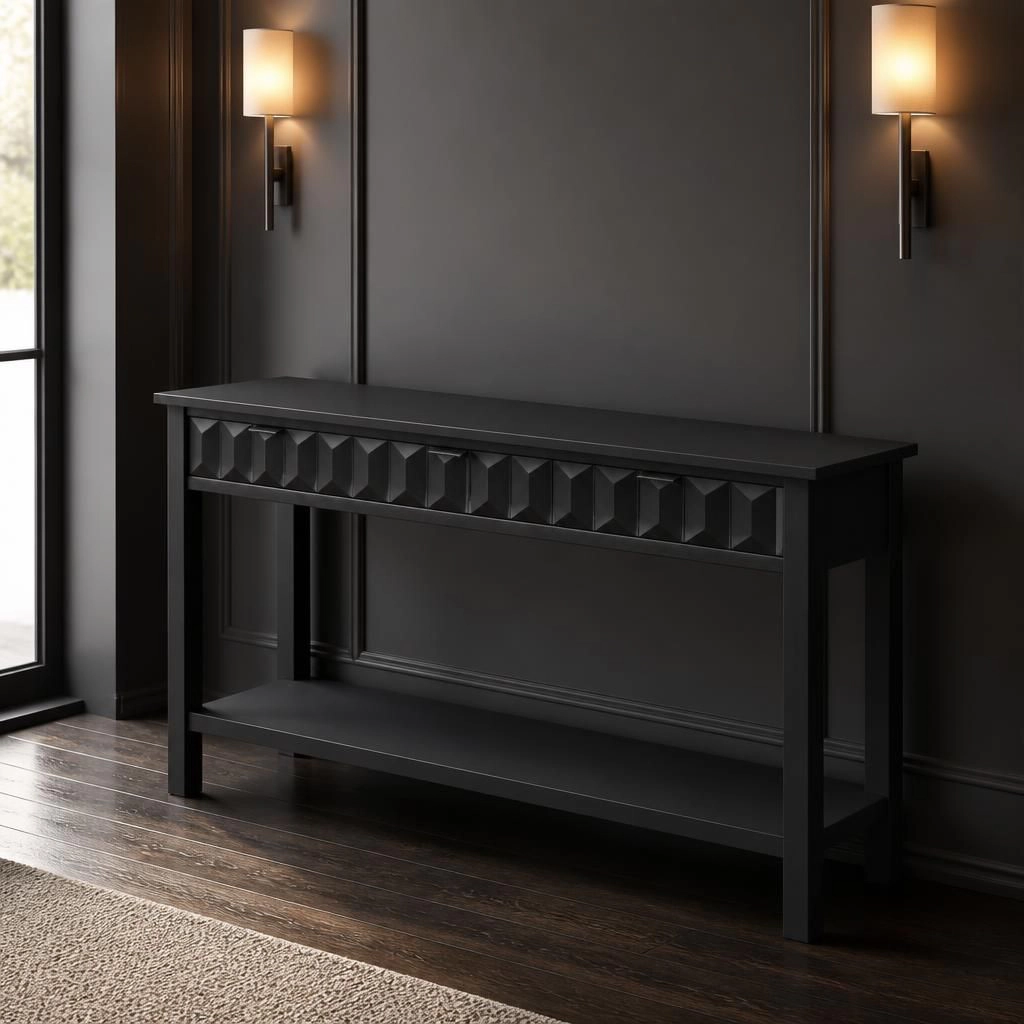 GOODSILO Long Narrow Entryway Console Table Modern Side