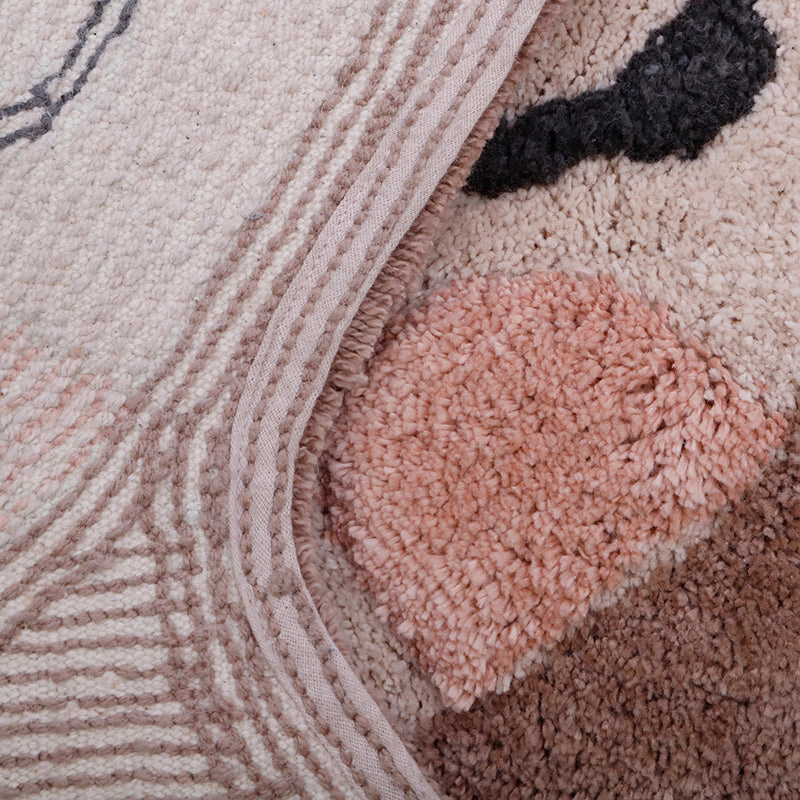 Nattiot Washable Cotton Fawn Kids Rug - Little Deer