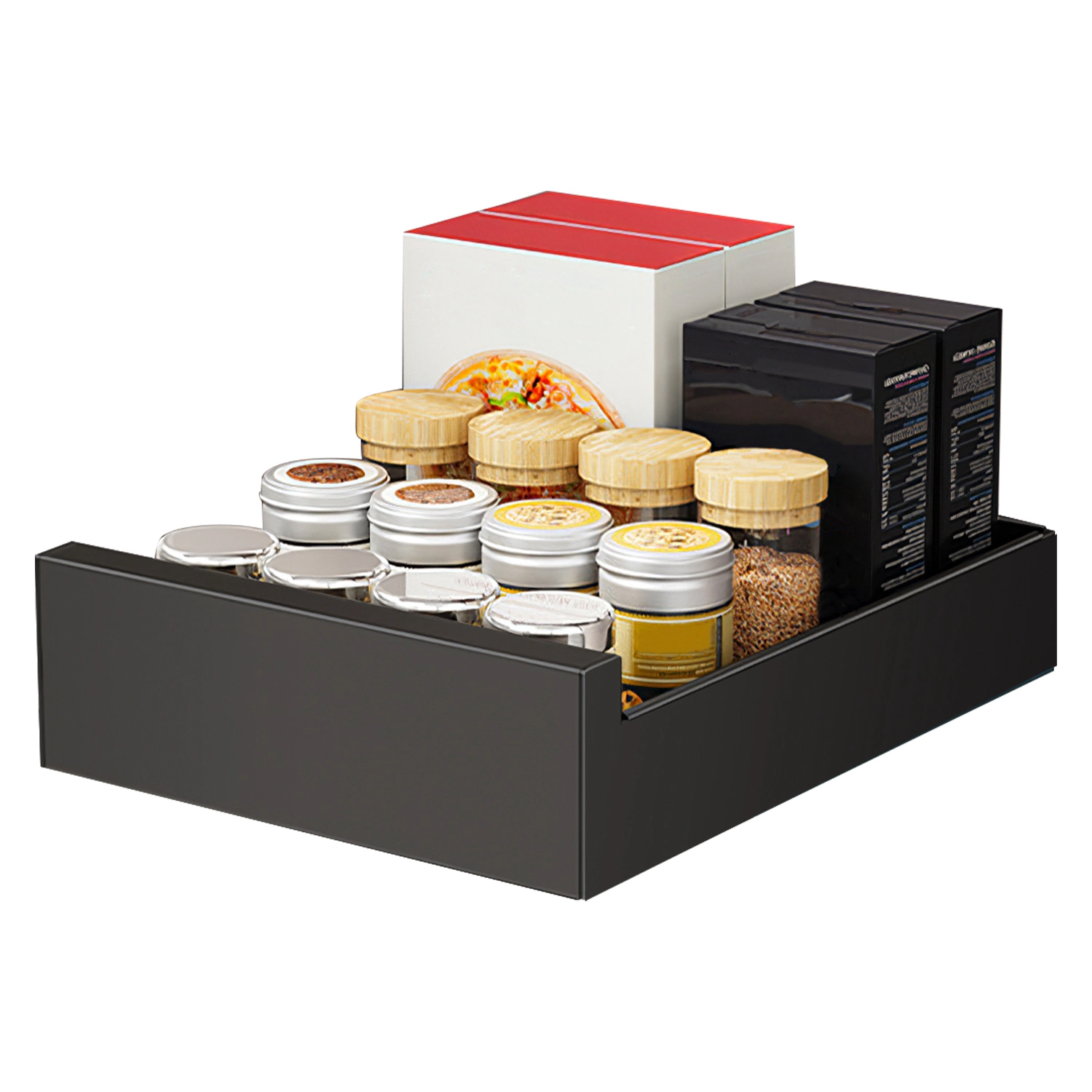 GBruno Carbon Steel Pull-Out Cabinet Organizer