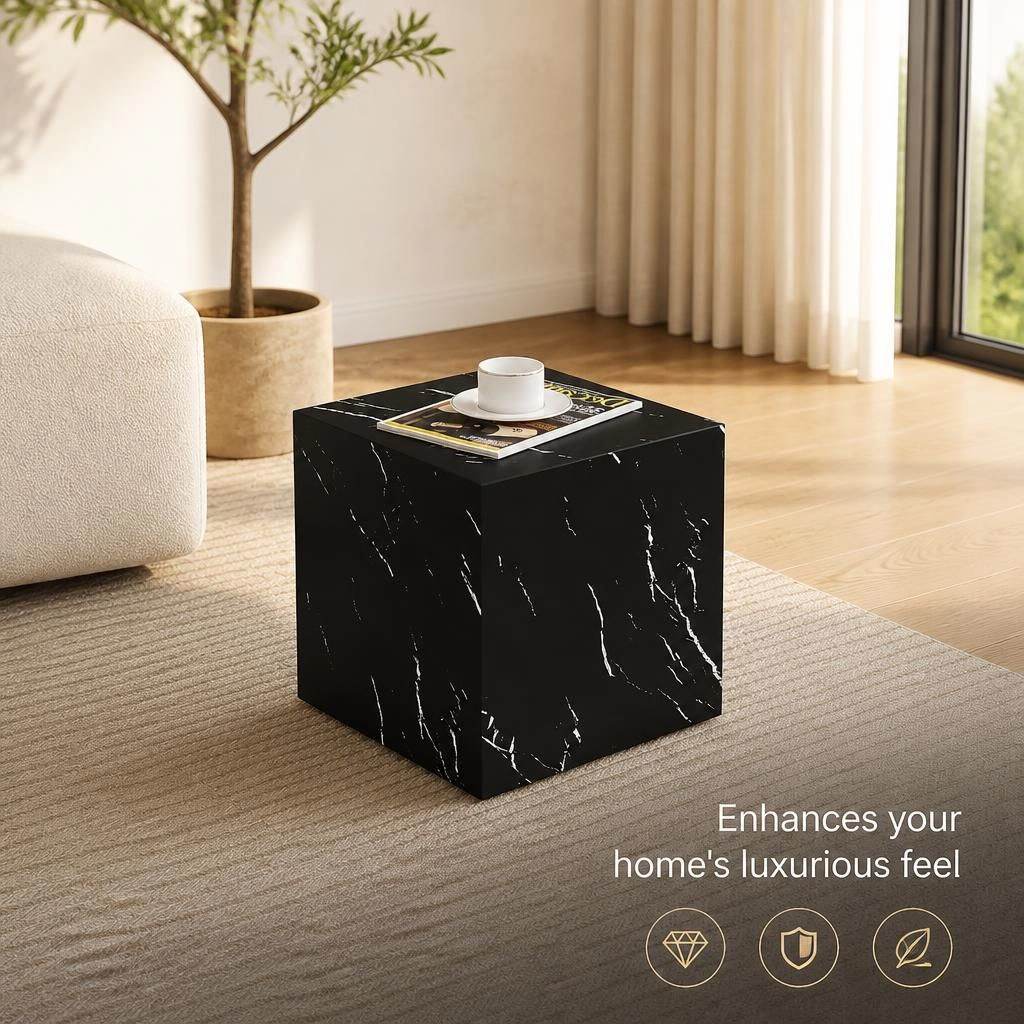 GOODSILO Compact Square Multipurpose Side Table