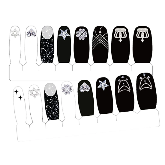 XPNail Women's 2-Pack Bundle of Nail Polish Strips Icon 16ct