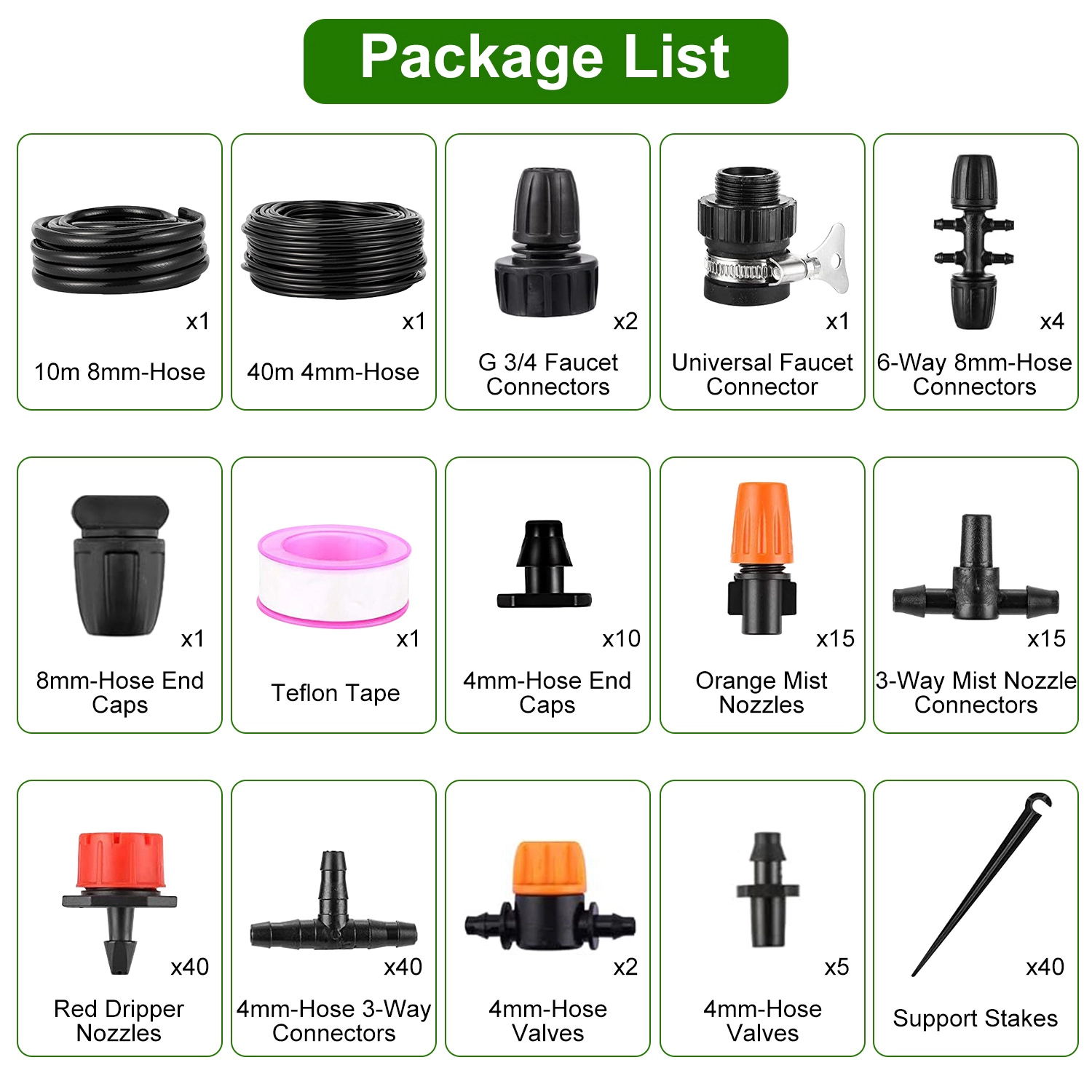 GBruno Automatic Drip Irrigation System Kit