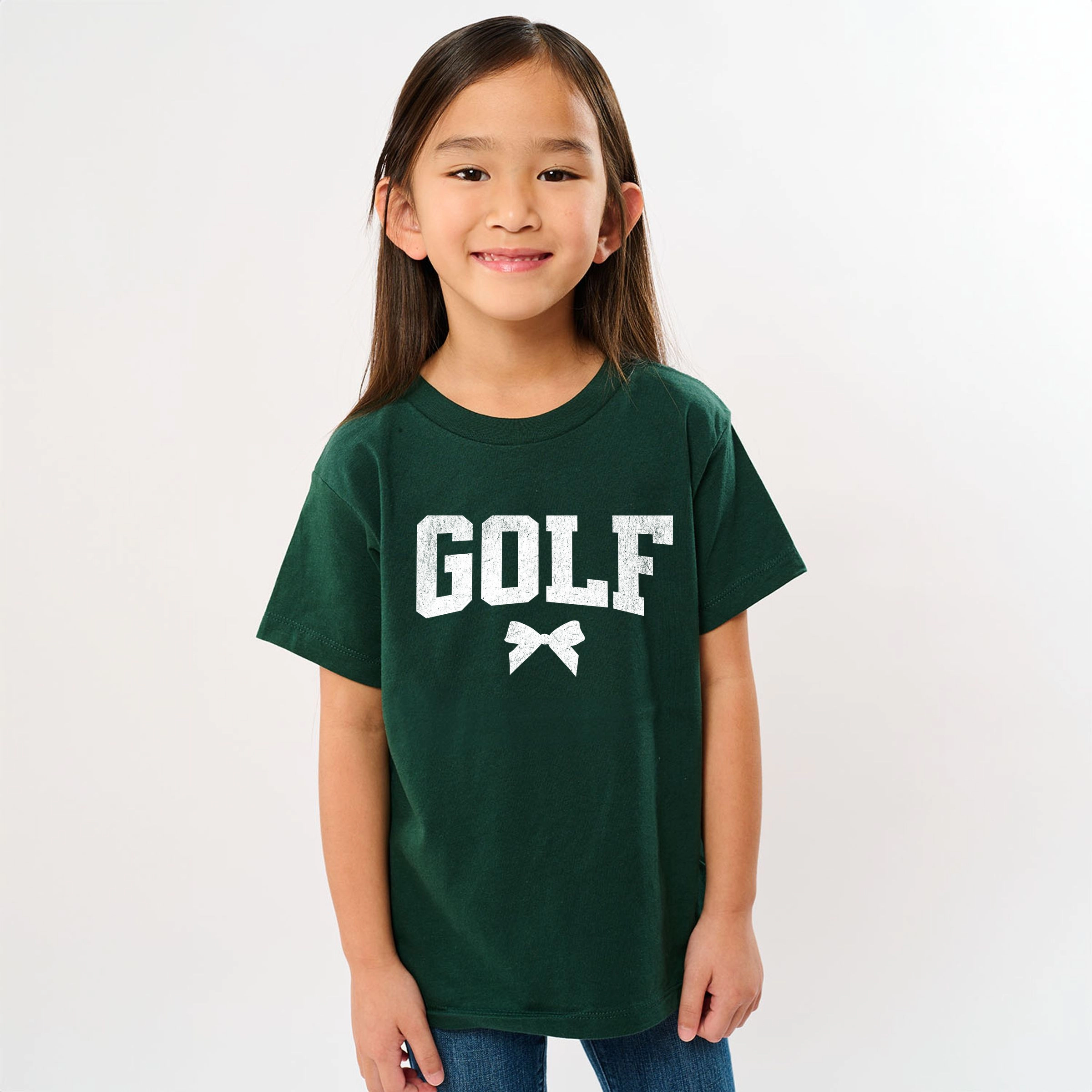 The Juniper Shop - Golf Arched Bow Youth Short Sleeve Graphic T-Shirt