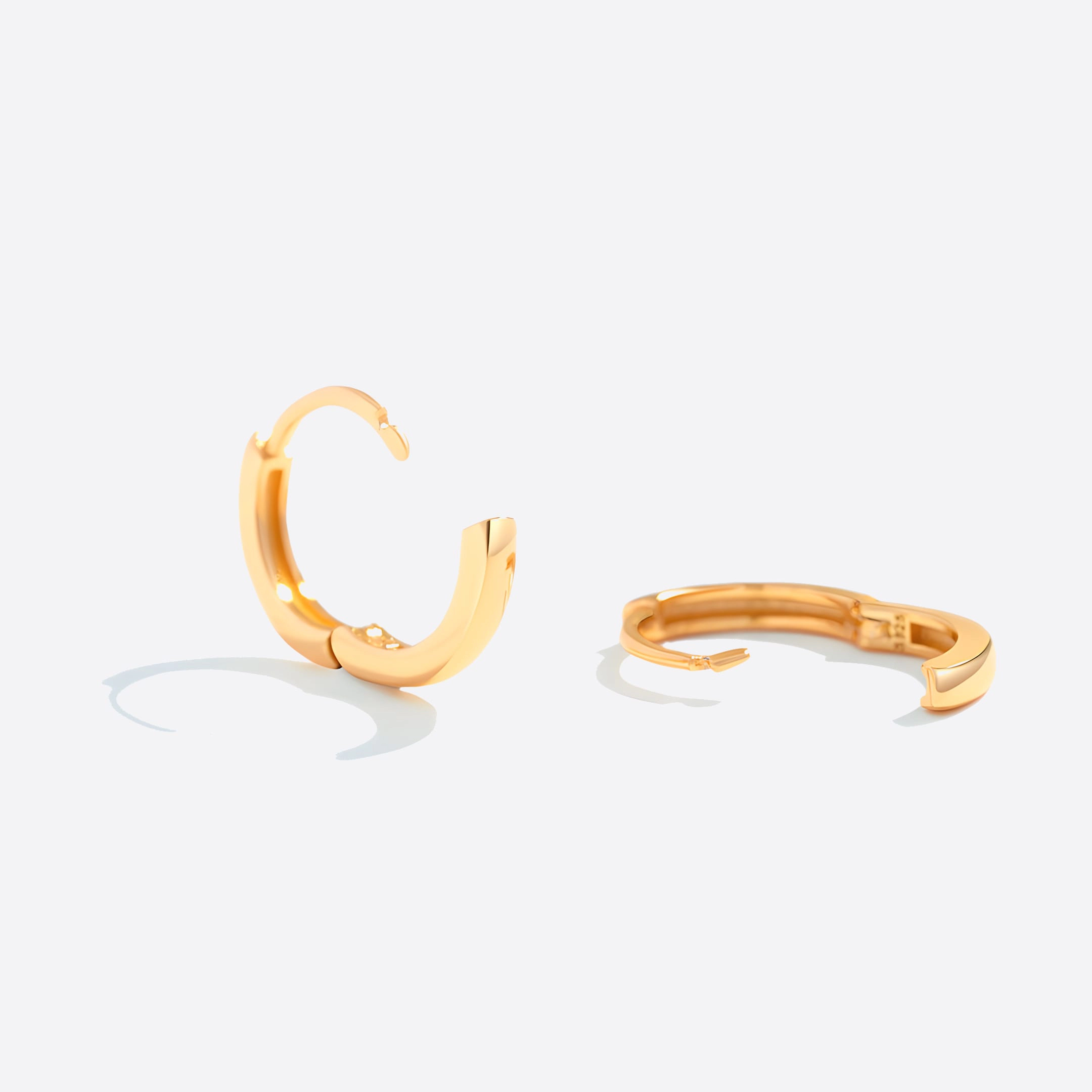 Mint & Lily Women's Dainty Huggie Hoop Earrings