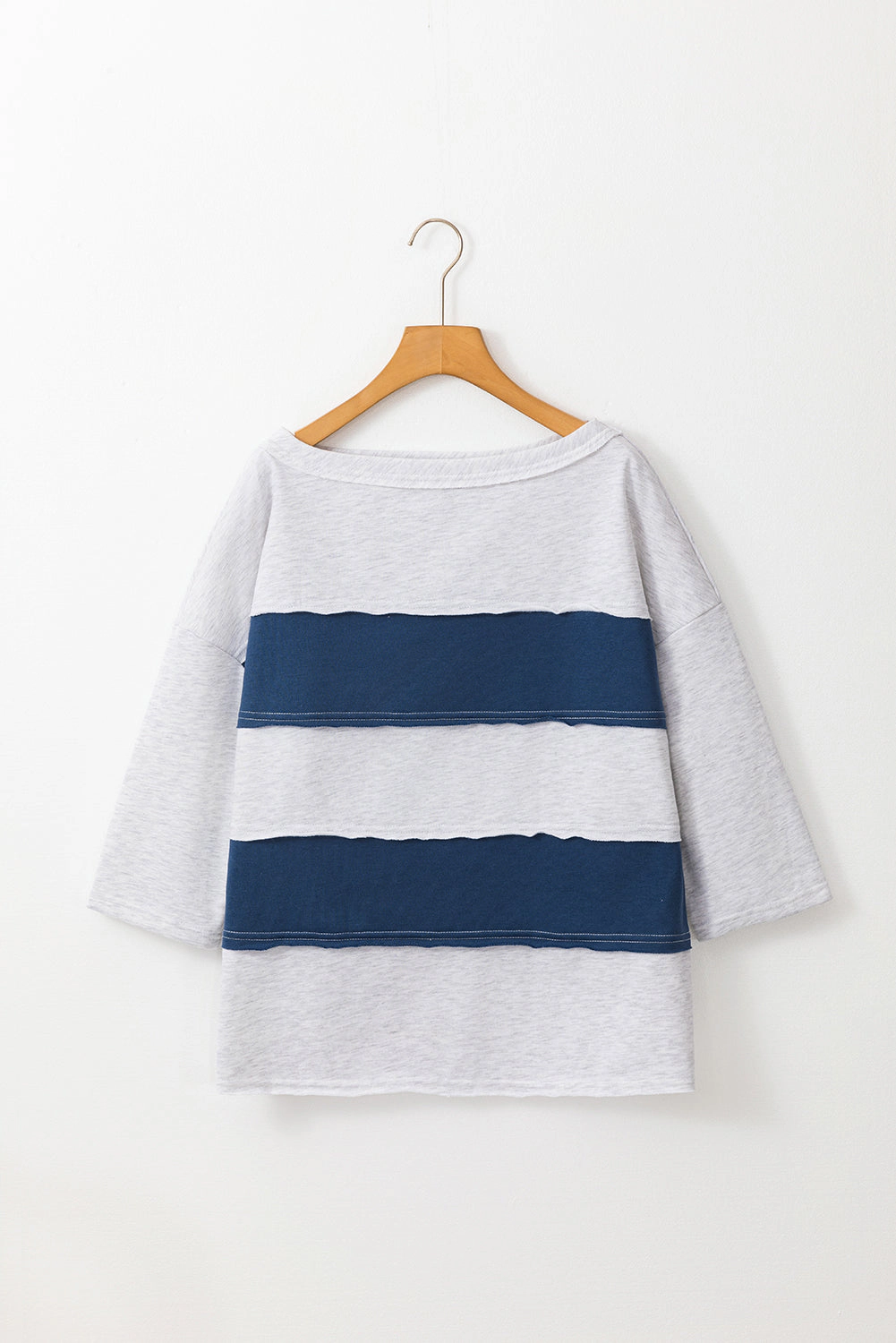 Threaded Pear Women's Melissa Sleeve Raw Seamed Sweatshirt