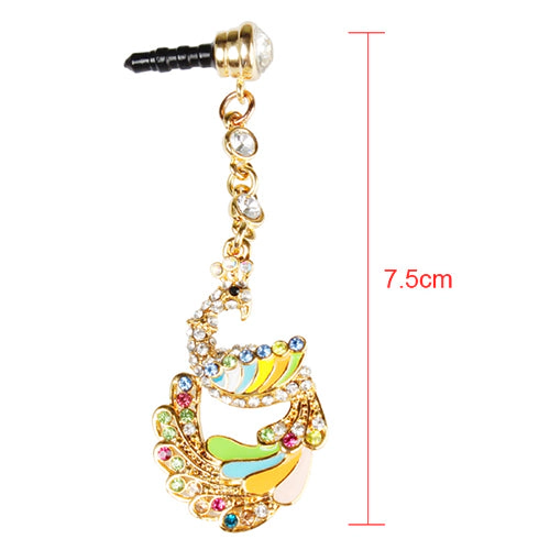 GBruno Crystal Phoenix Dust Cap For 3.5mm Phone Jack
