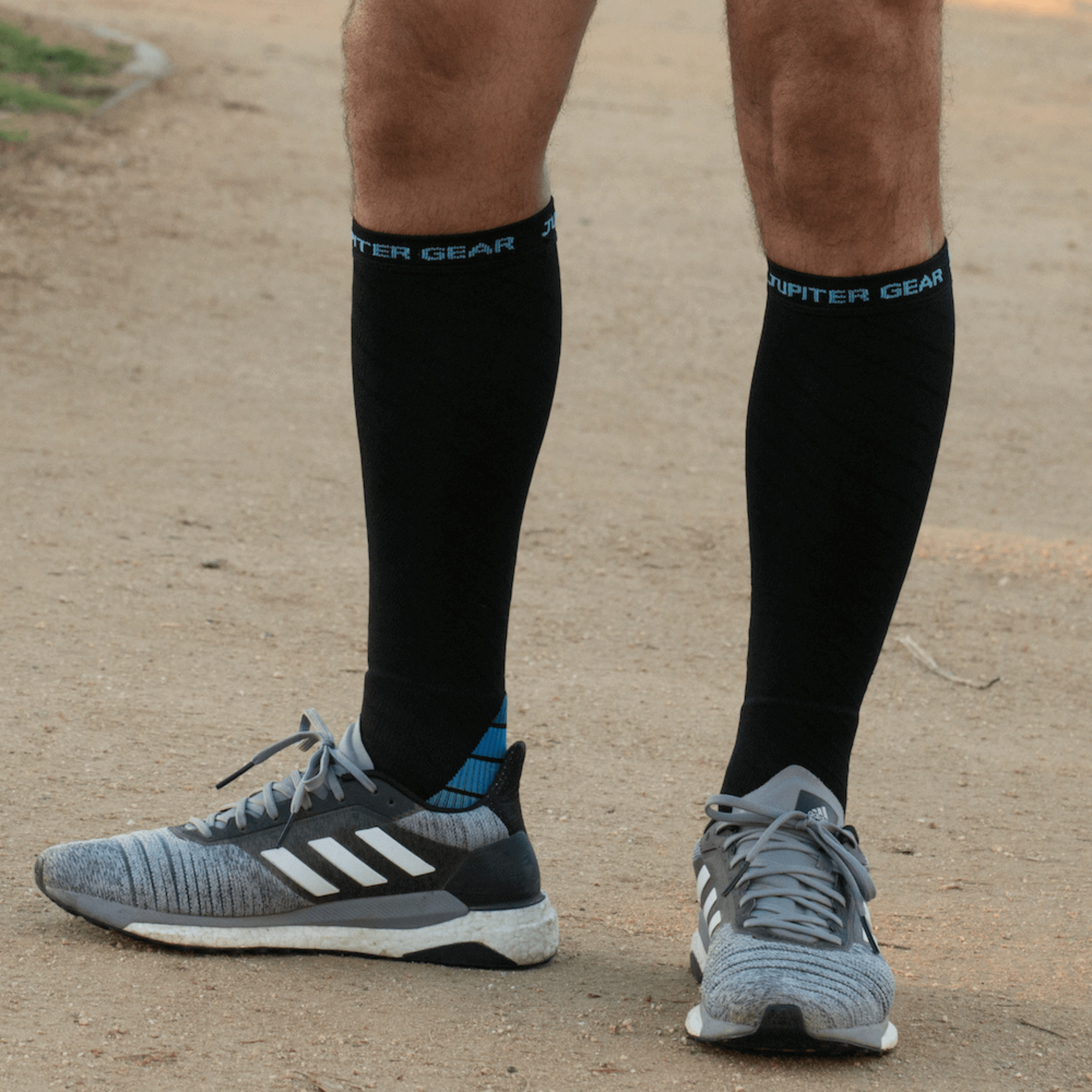 JupiterGear Unisex Endurance Compression Knee Socks
