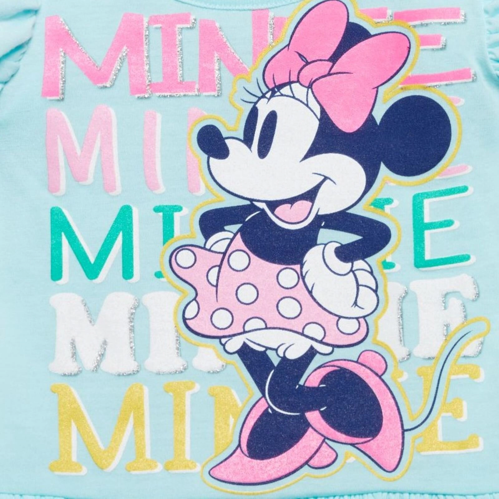 Disney Minnie Mouse Girls' Sleeveless 2-Piece Tank Top and Shorts Set