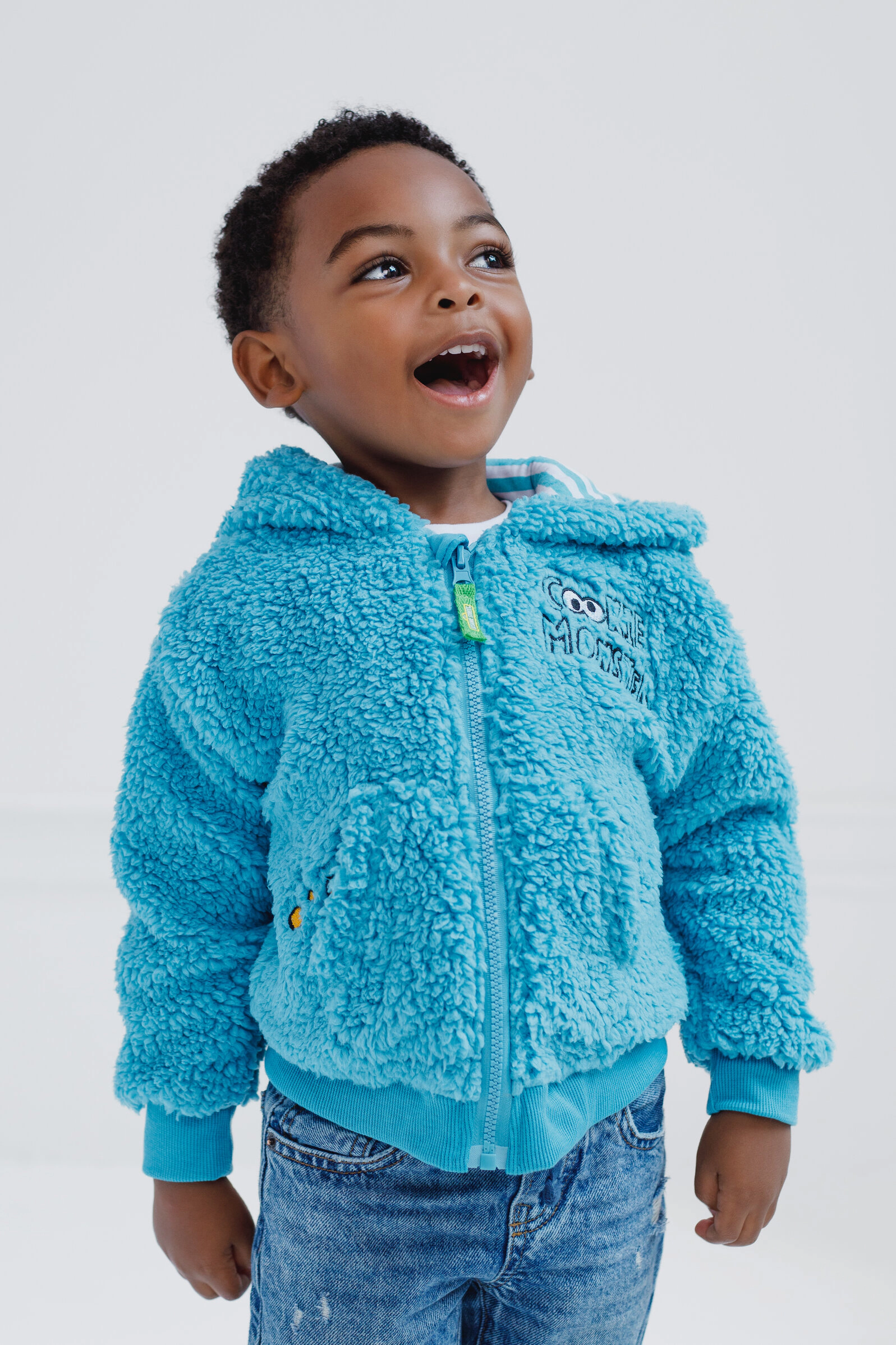 Sesame Street Cosplay Fleece Zip-Up Hoodie