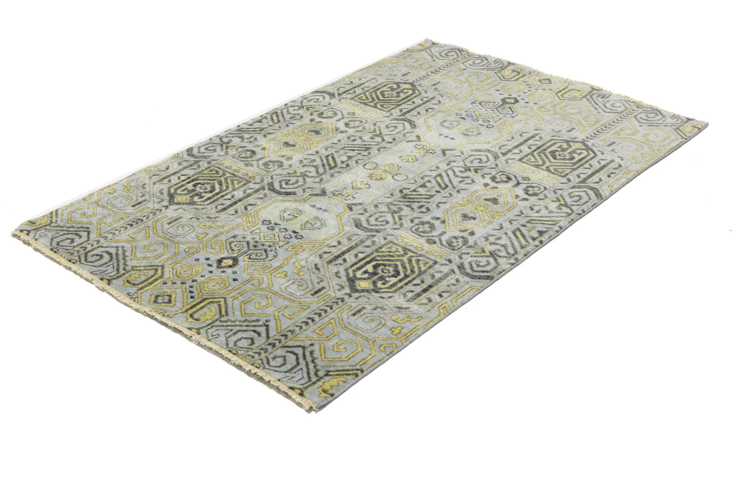 Magic Rugs Light Gray 4X6 Contemporary Rug