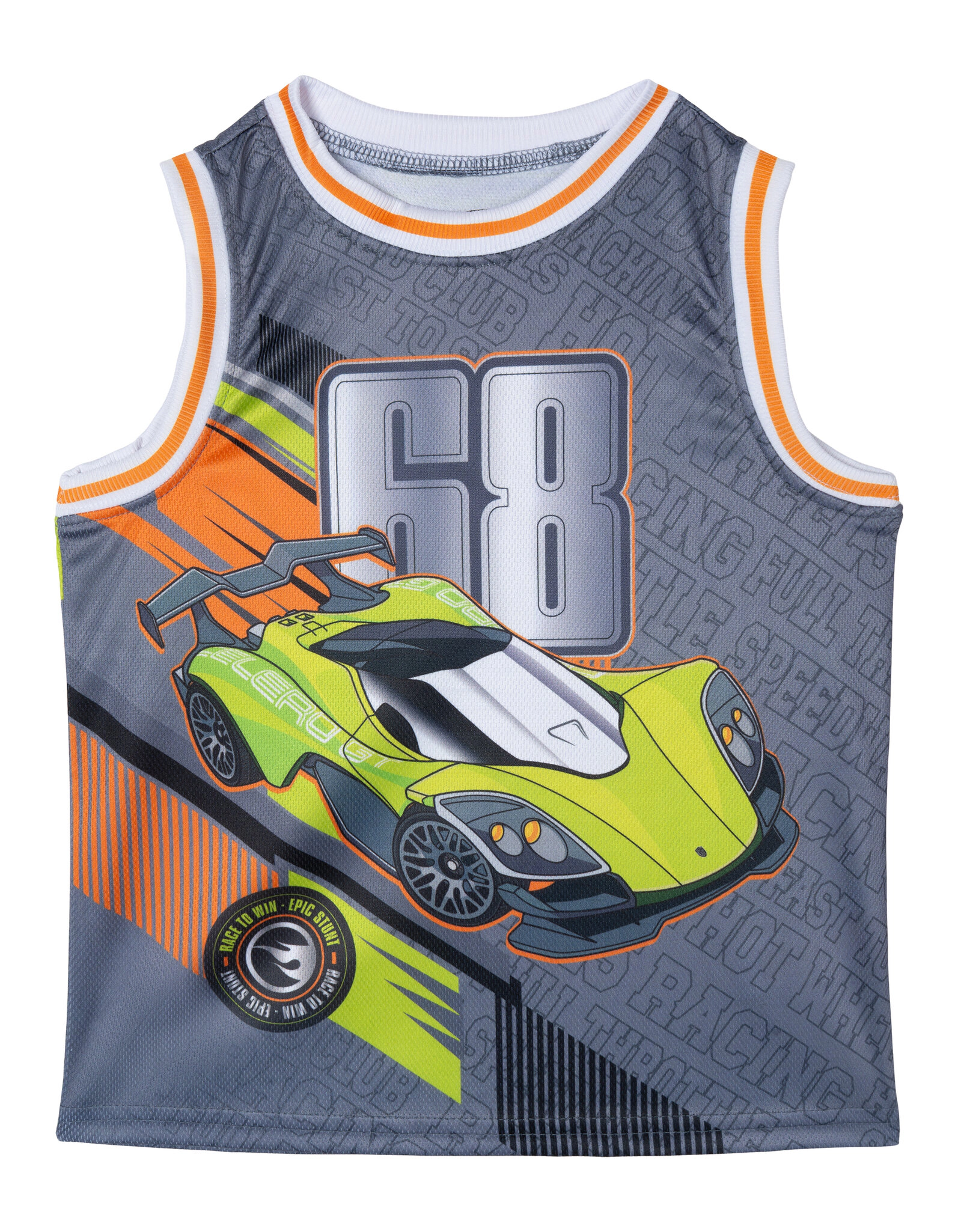 Hot Wheels Boys' Athletic 2-Piece Tank Top and Shorts Set