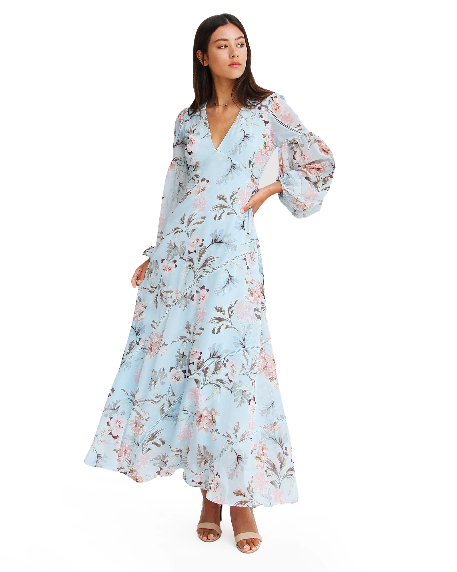Belle & Bloom Womens Your Dreams Maxi Dress