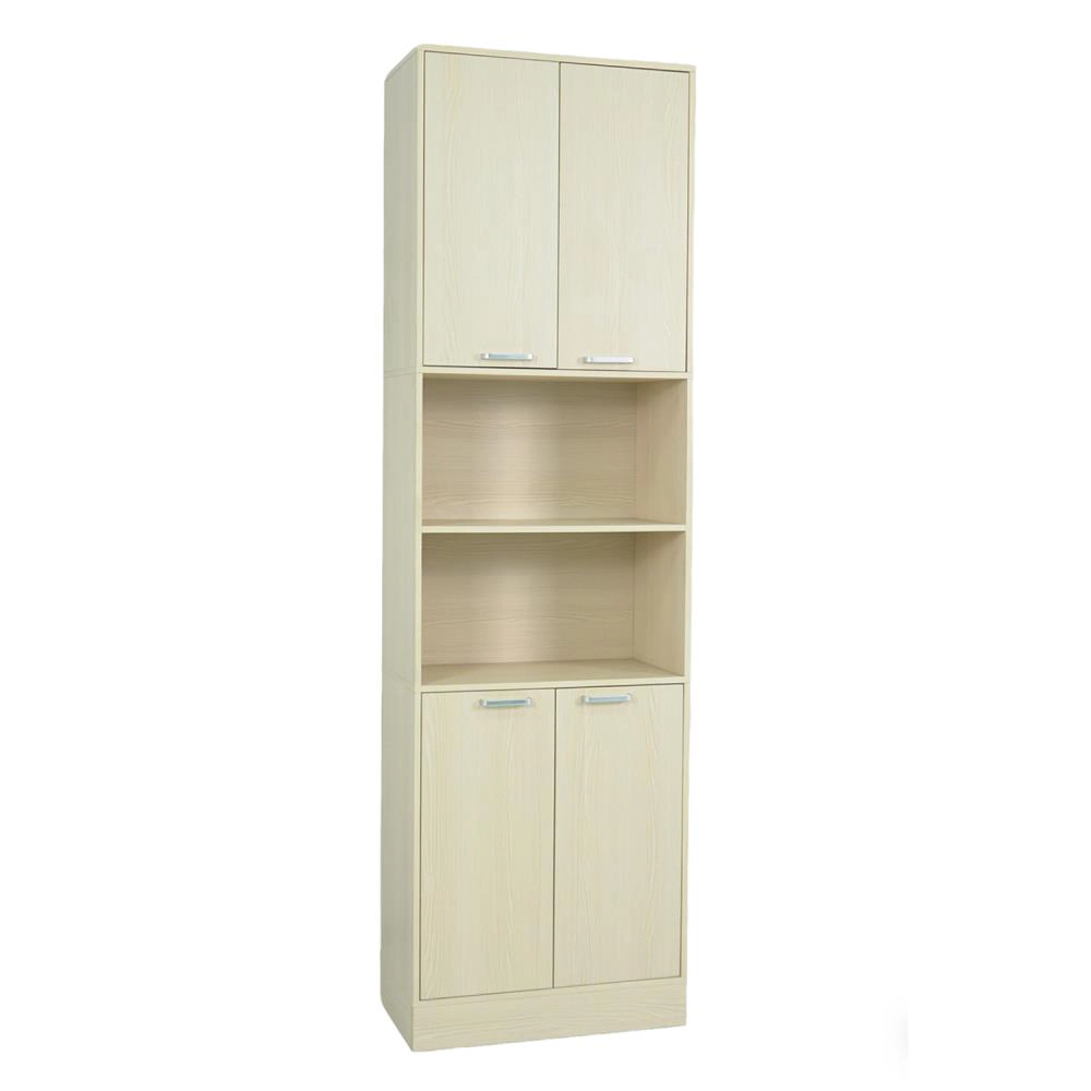 Hivvago Kitchen Pantry Cabinet Tall Cupboard With Doors And Shelves