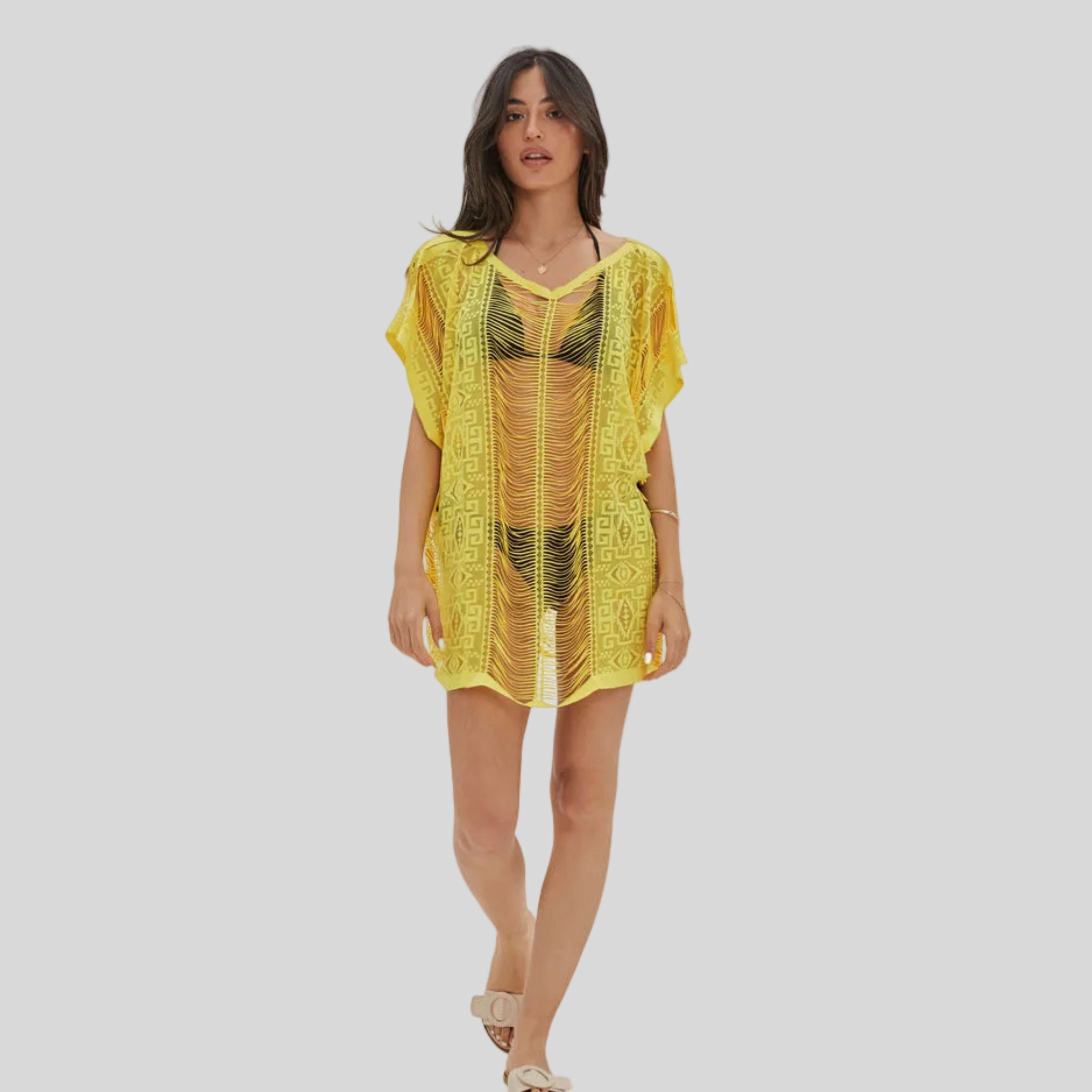 Wear Sierra Womens Sheer Beach Cover Up