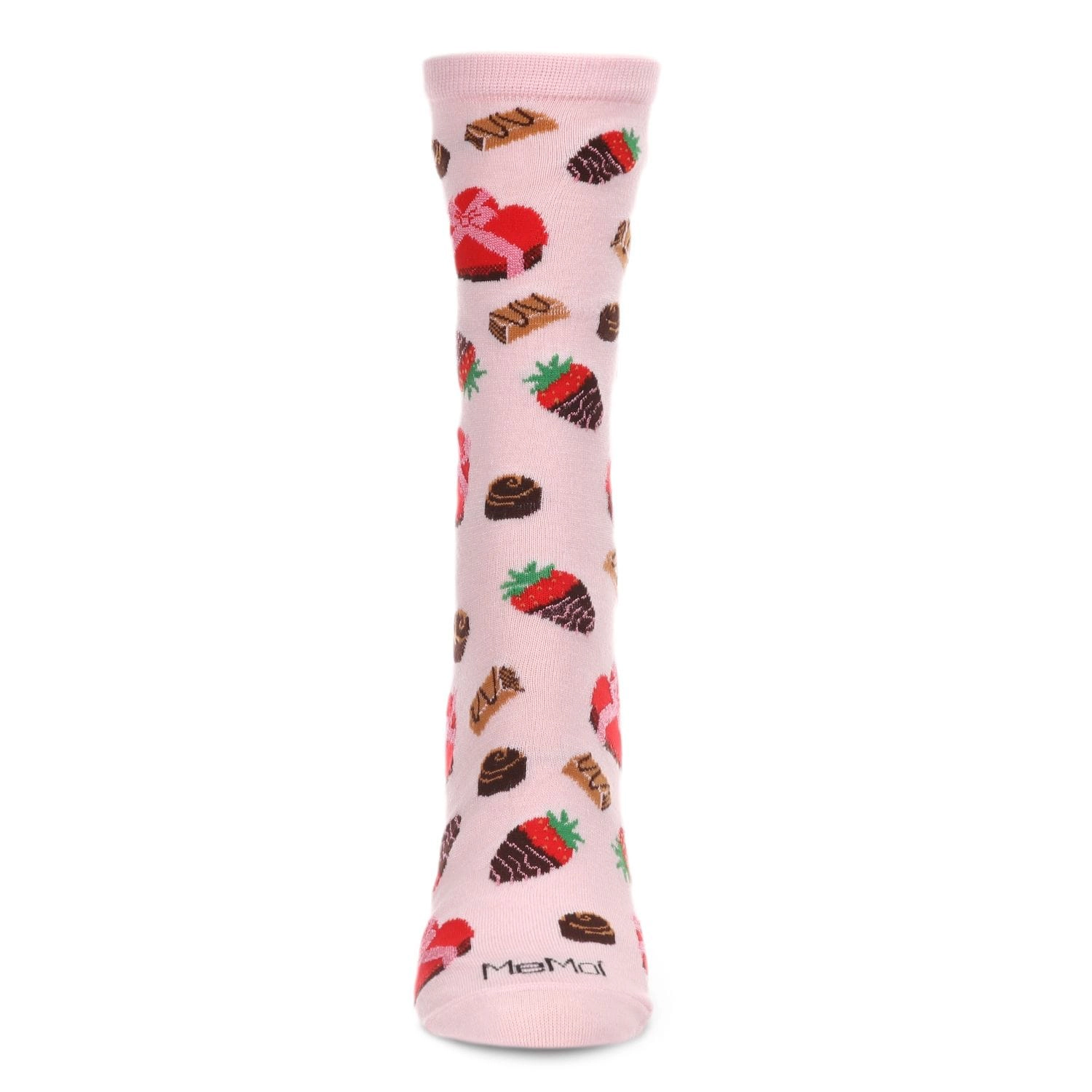 MeMoi Box Of Chocolates Bamboo Blend Crew Socks