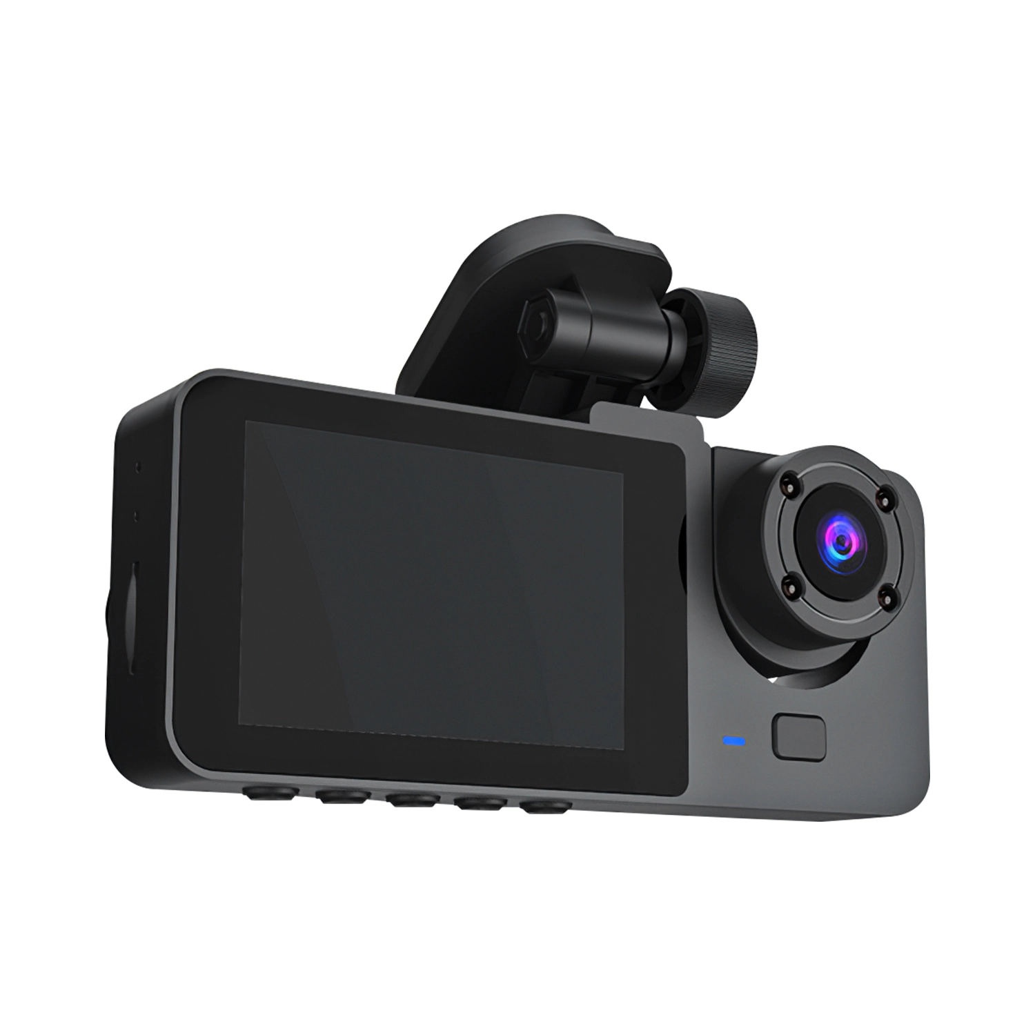 GBruno 3-Channel Dash Cam With 32GB Card