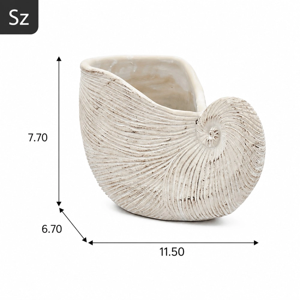 WOW PIONEER Solid Cement Garden Planter Pot