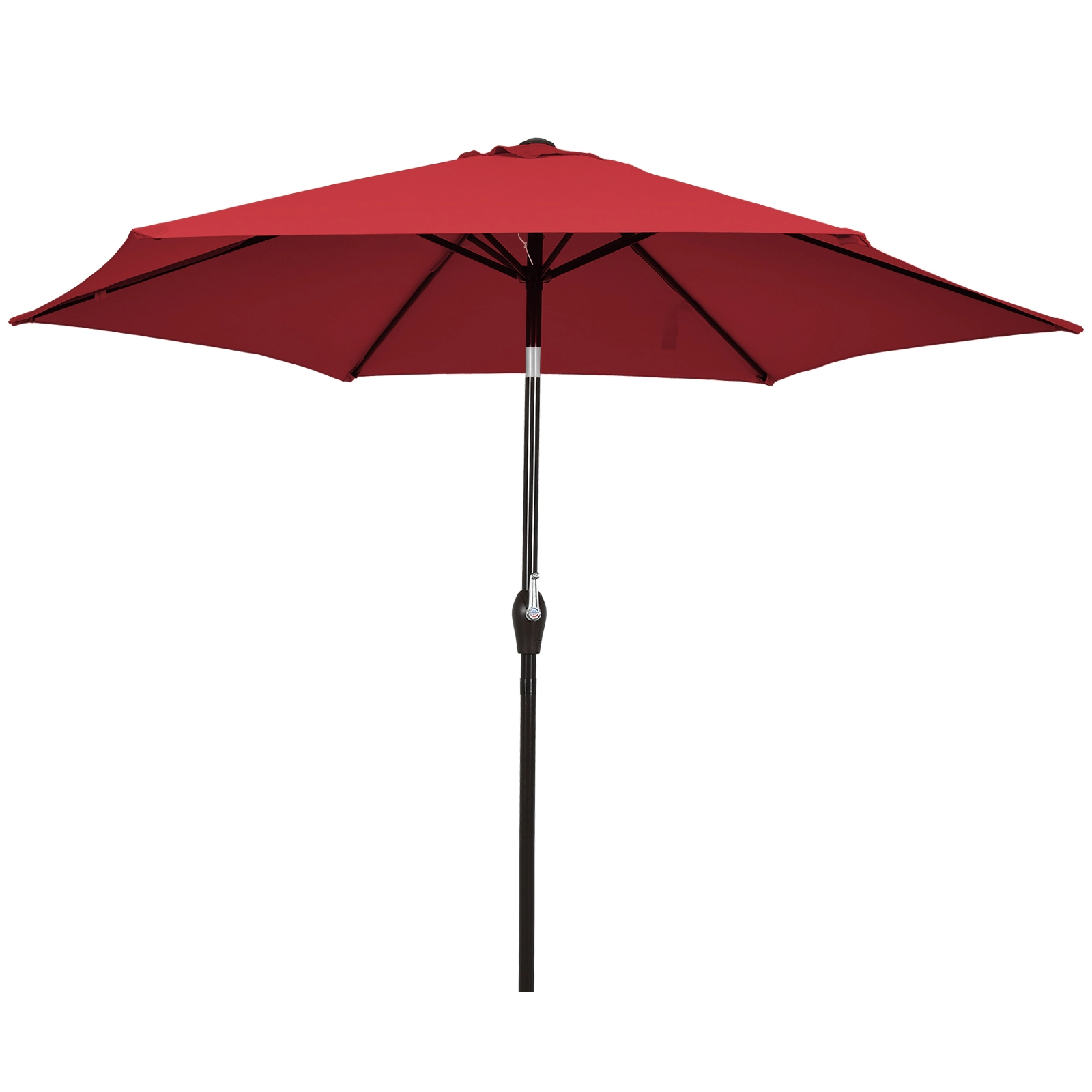 SUGIFT 10 ft Outdoor Patio Umbrella with Tilt Adjustment and Crank Handle