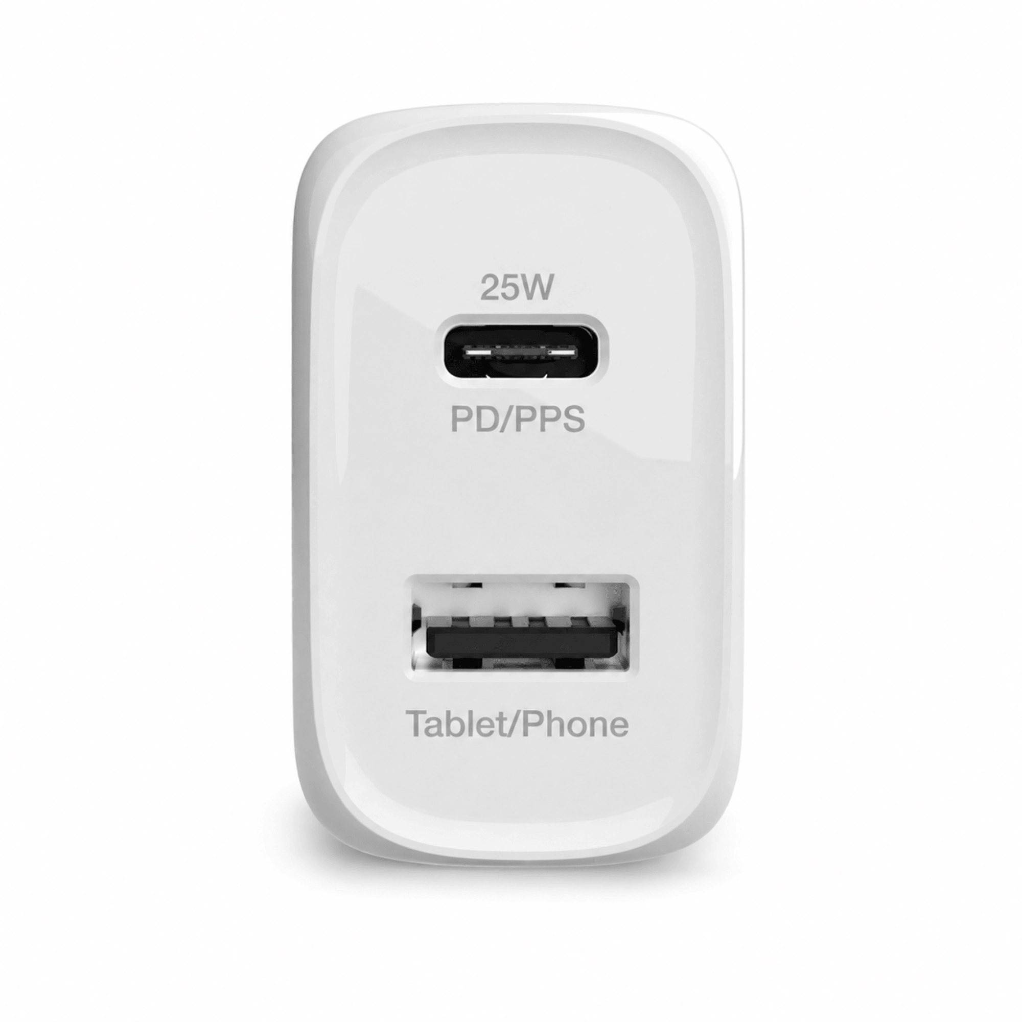 HyperGear SpeedBoost 25W USB-C PD + 12W USB Fast Wall Charger with PPS