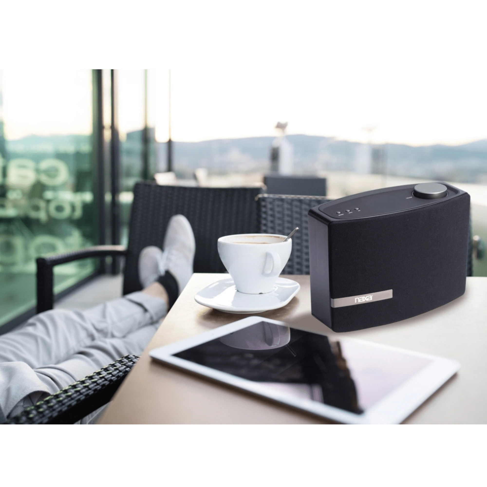Naxa Wi-Fi & Bluetooth Multi-Room Speaker with Alexa Voice Control