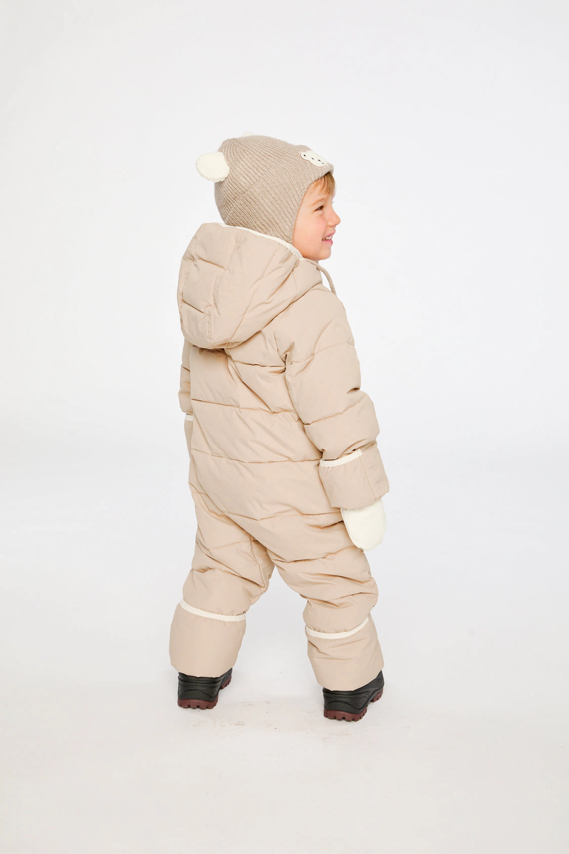 Deux par Unisex Cloud Quilted One Piece Snowsuit Adapted for Car Seats