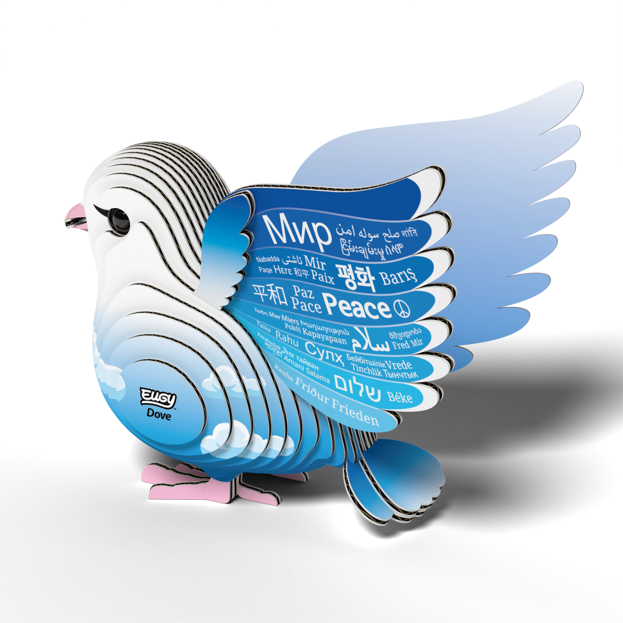 EUGY Dove 3D Puzzle - contains 28 puzzle pieces