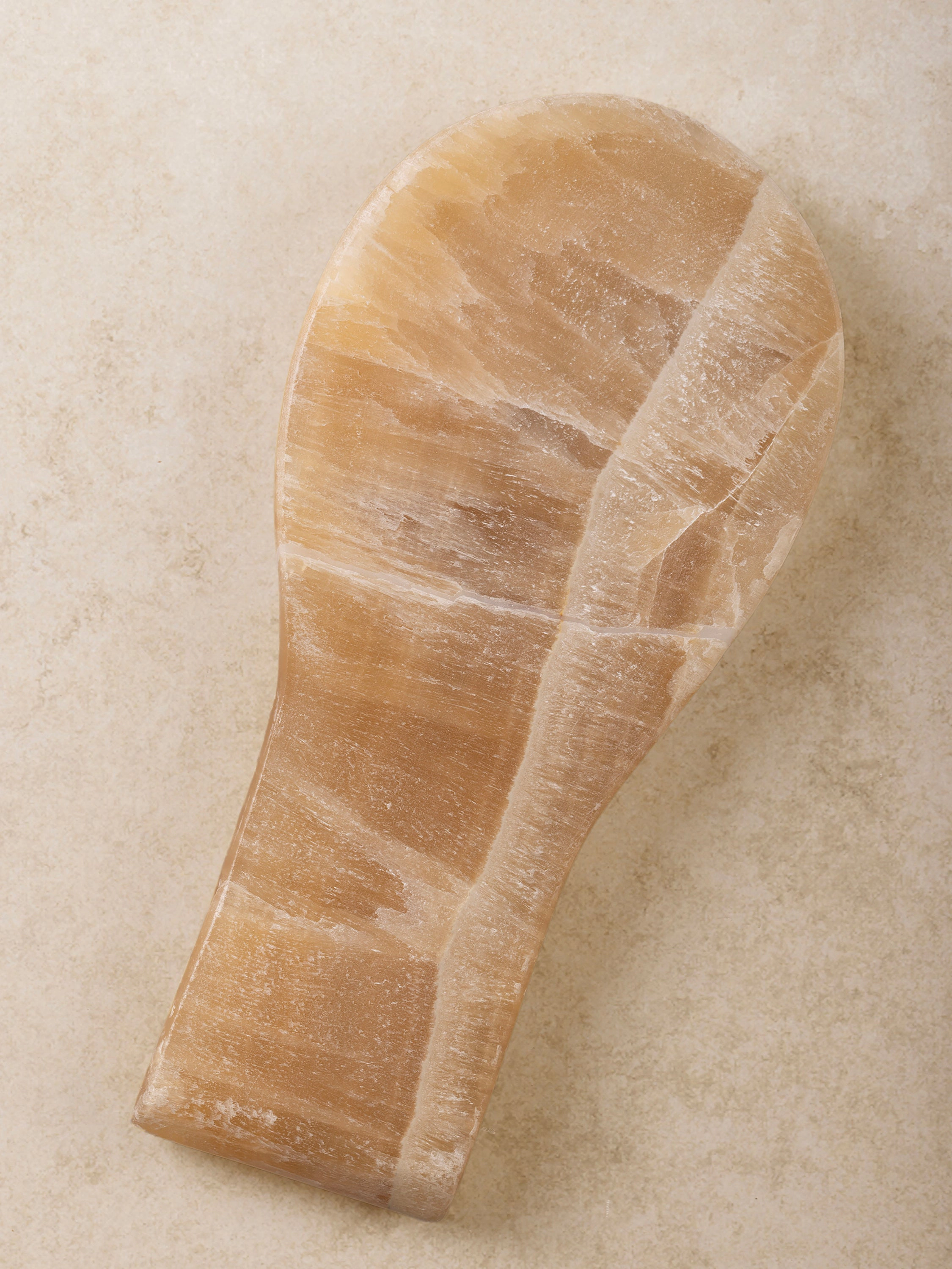 GAURI KOHLI Tunisia Onyx Spoon Rest