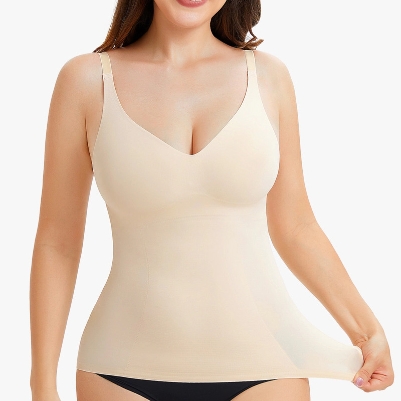 Nebility Womens Compression V-Neck Shapewear Camisole