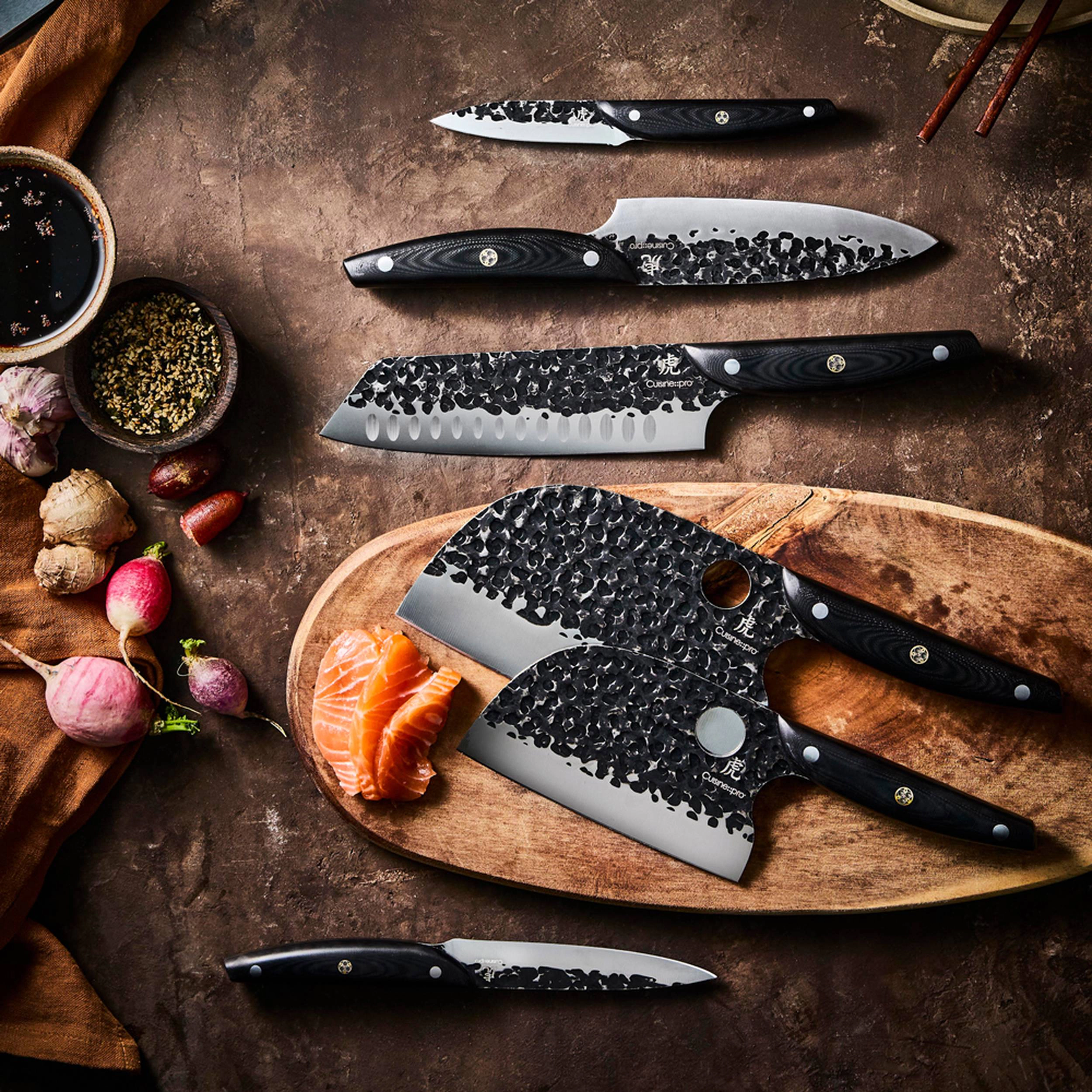 Cuisine::pro® KUROI KIBA 7-Piece Knife Block