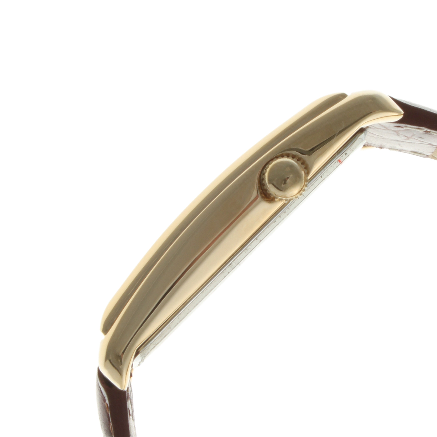 Peugeot Men's 40x24 mm Gold Large Remote Sweep Leather Strap watch