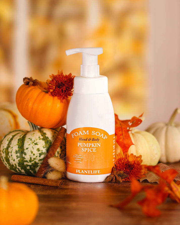 Plantlife Pumpkin Spice Hand & Body Foam Soap