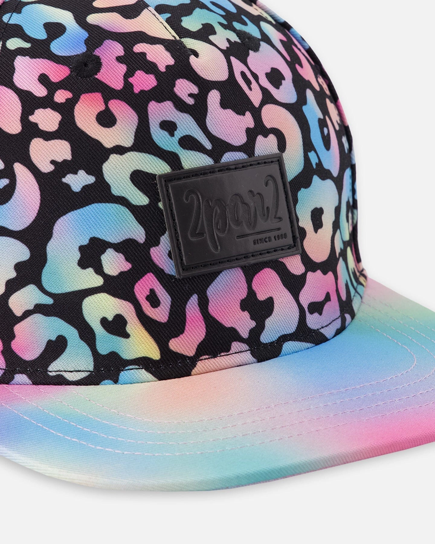 Deux par Deux Girls Cap Animal Print