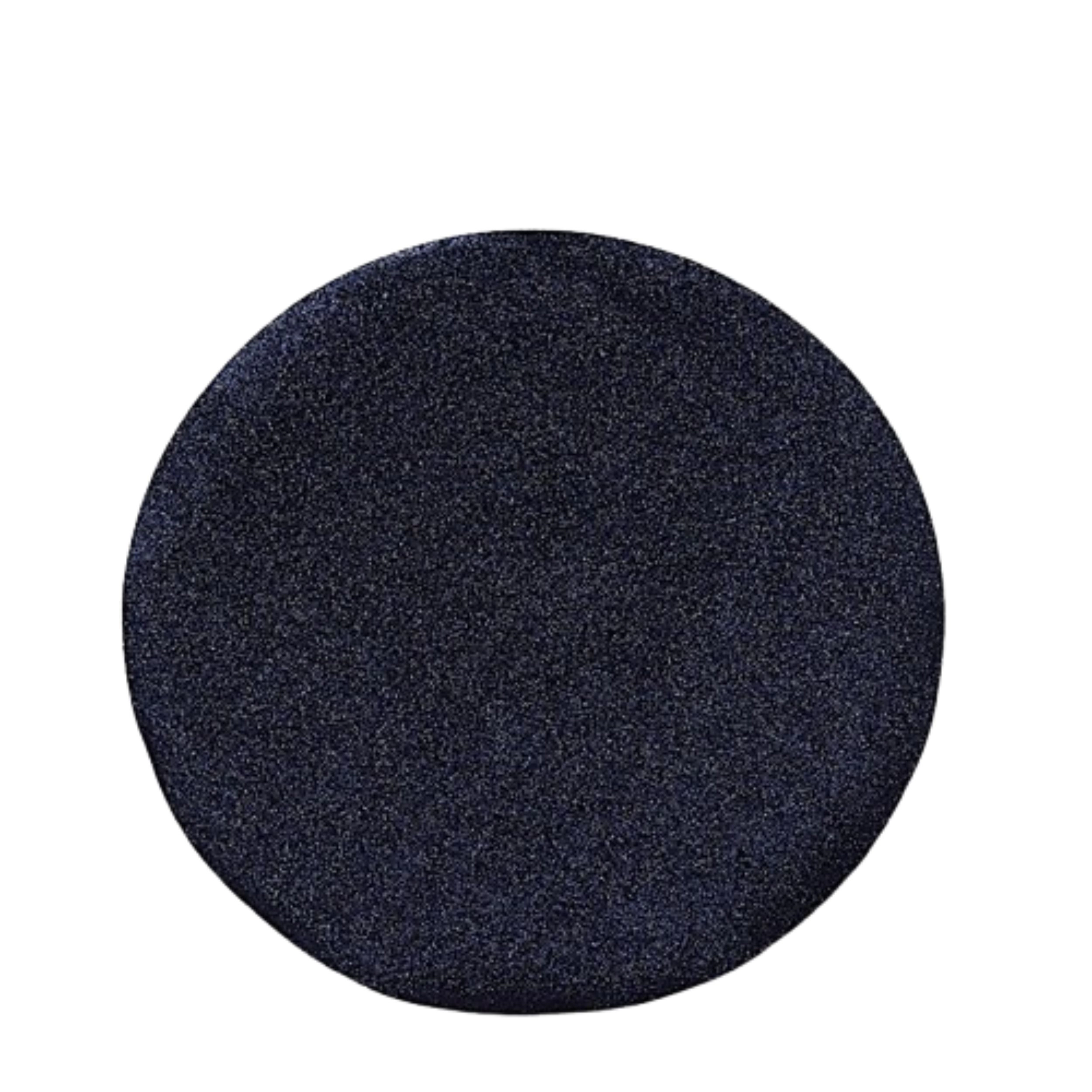 Home Collection Set of 6 Glitter Faux Leather Round Placemats