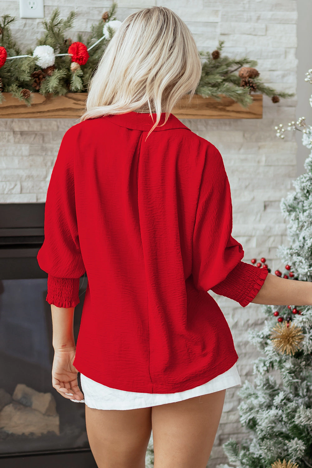 Threaded Pear Women's Della Sleeve Oversized Tunic Top