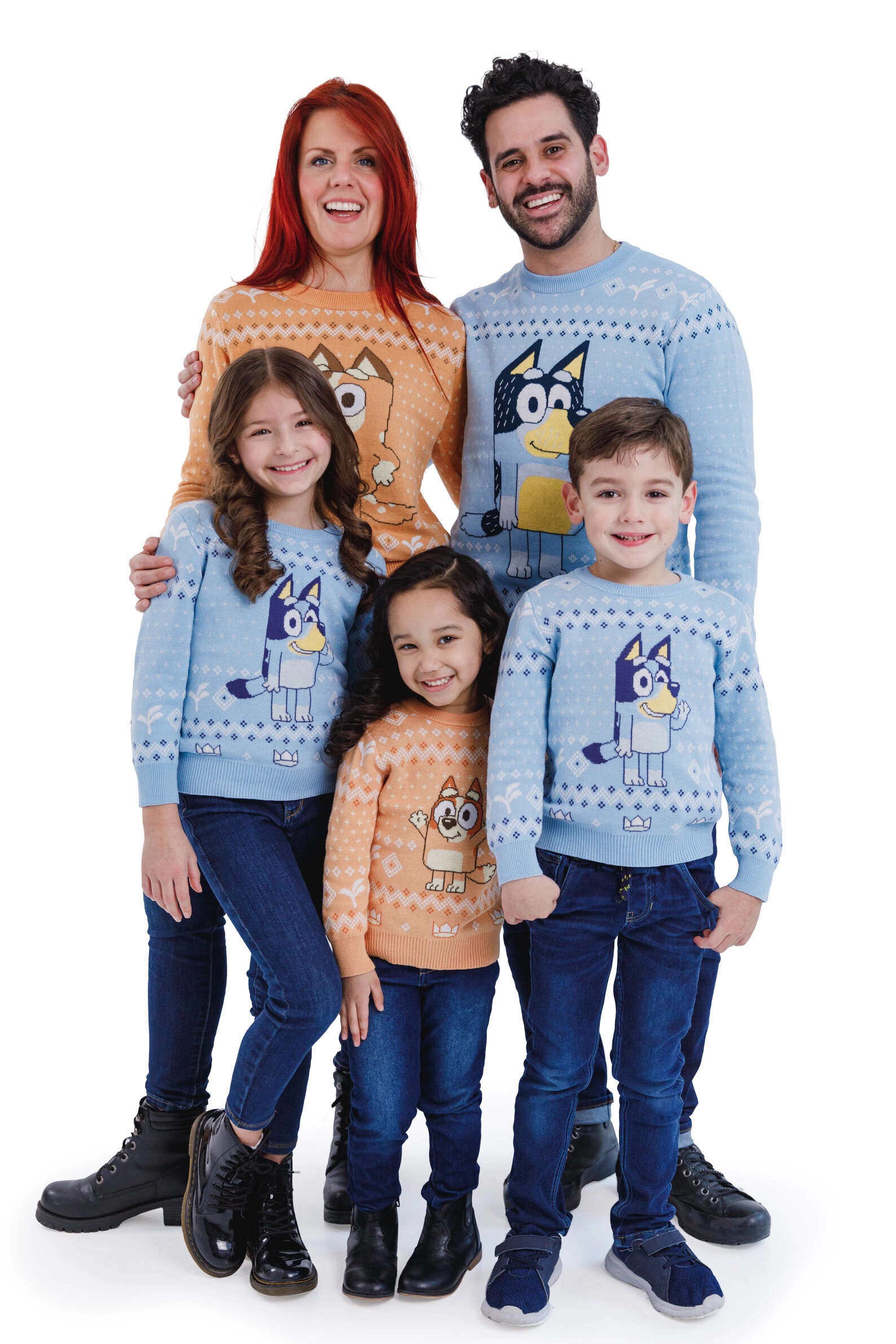 Bluey Matching Family Holiday Sweater