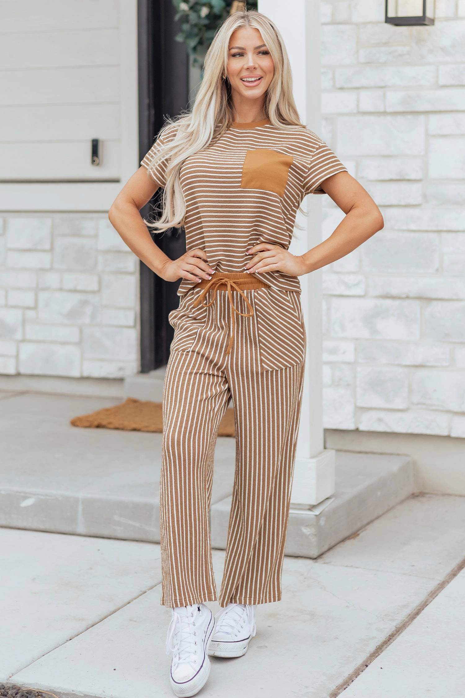Threaded Pear Women's Aspyn Stripe Tee
