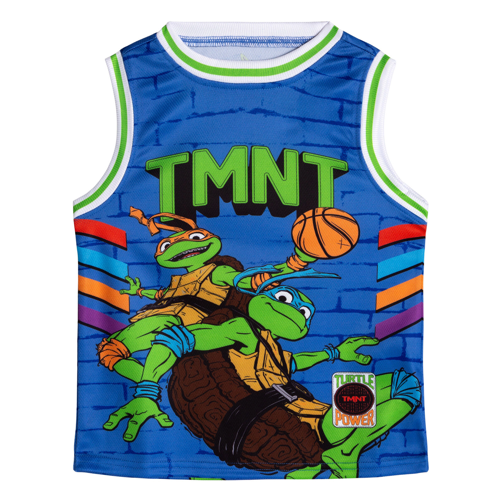 Teenage Mutant Ninja Turtles Boys' Athletic Basketball Jersey and Shorts Set